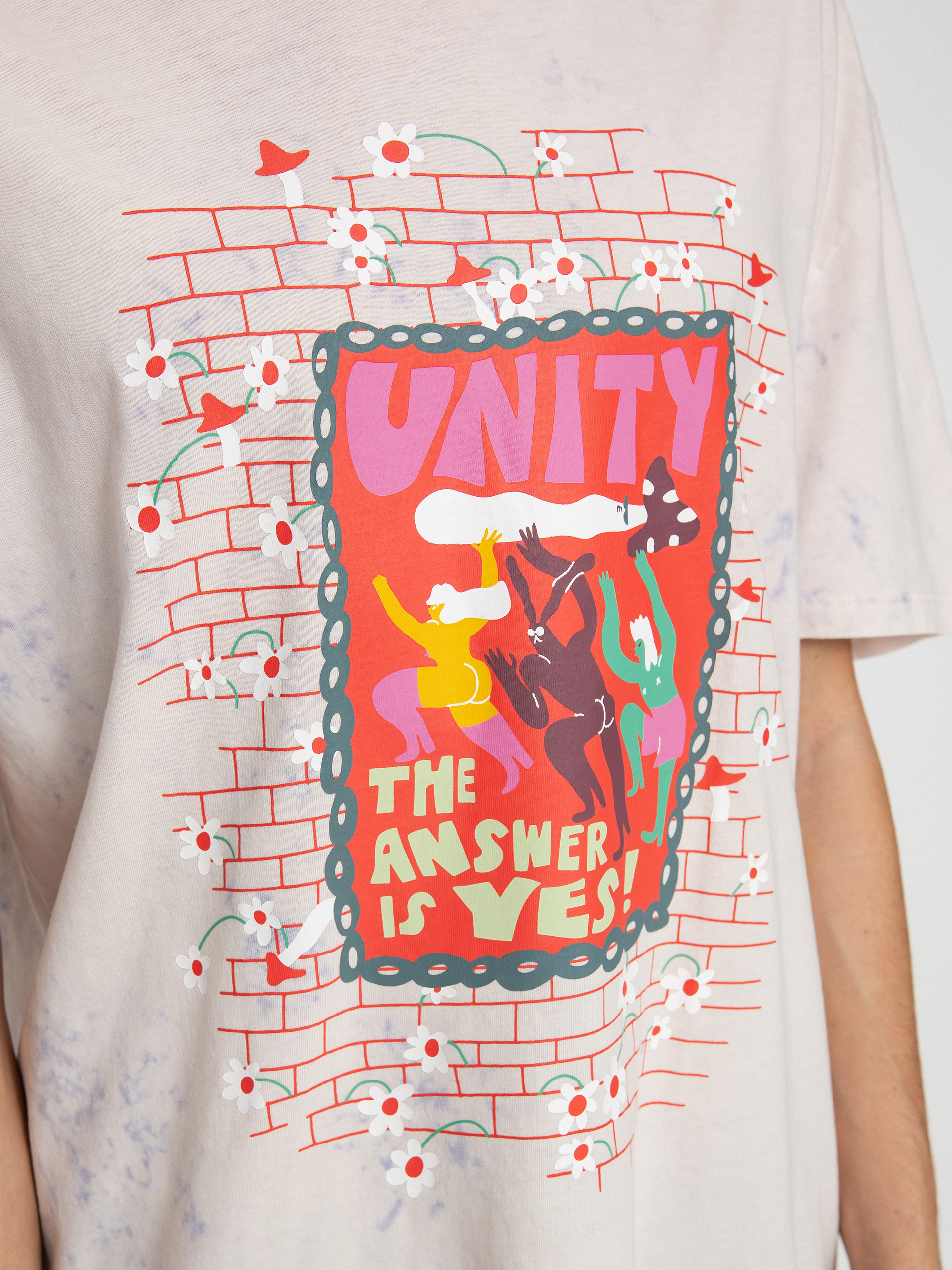 Tricou Volcom Egle Zvirblyte 2 (angled bleach wash)