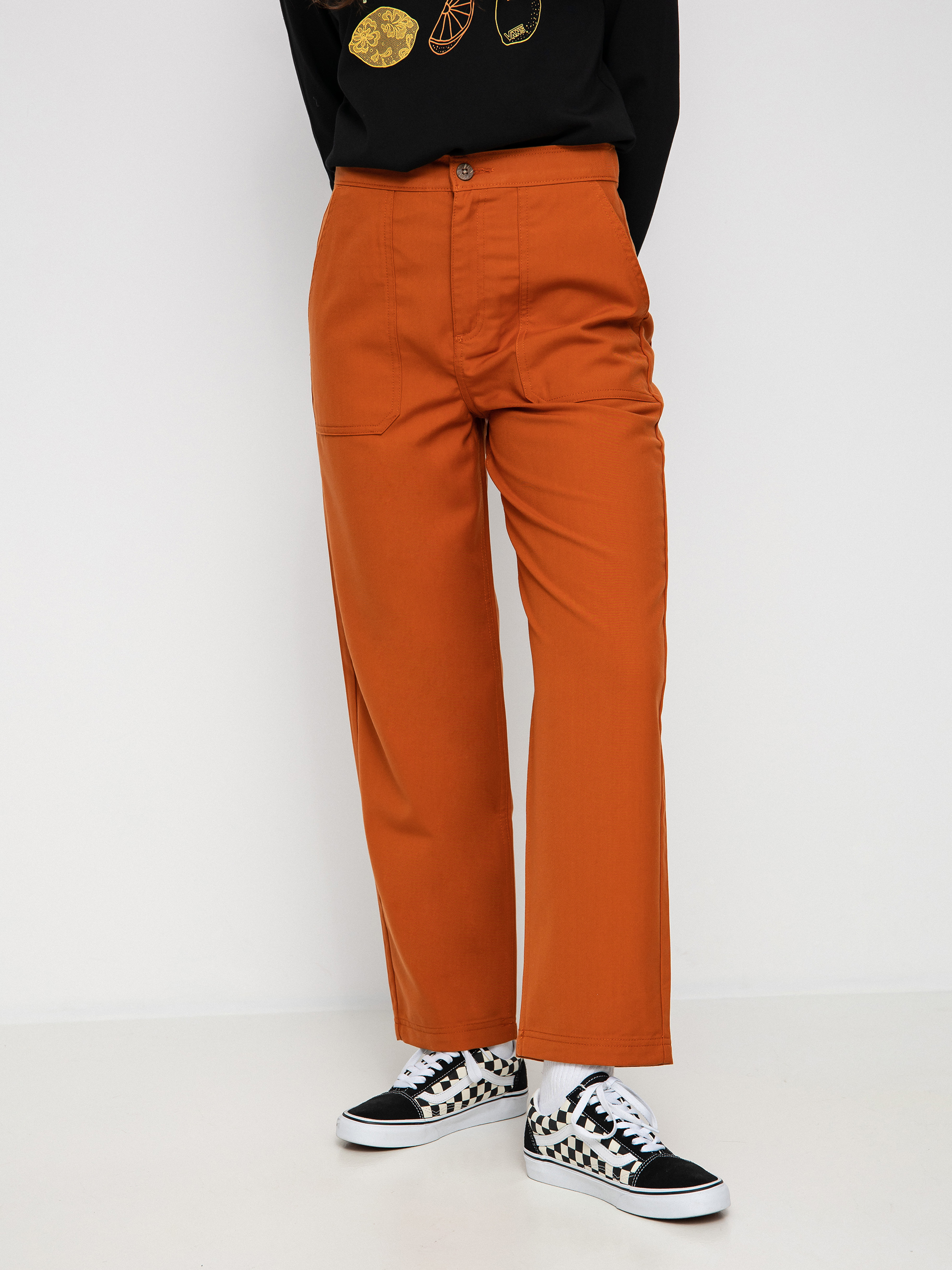 Pantaloni Vans Textured Waves Wmn (bombay brown)