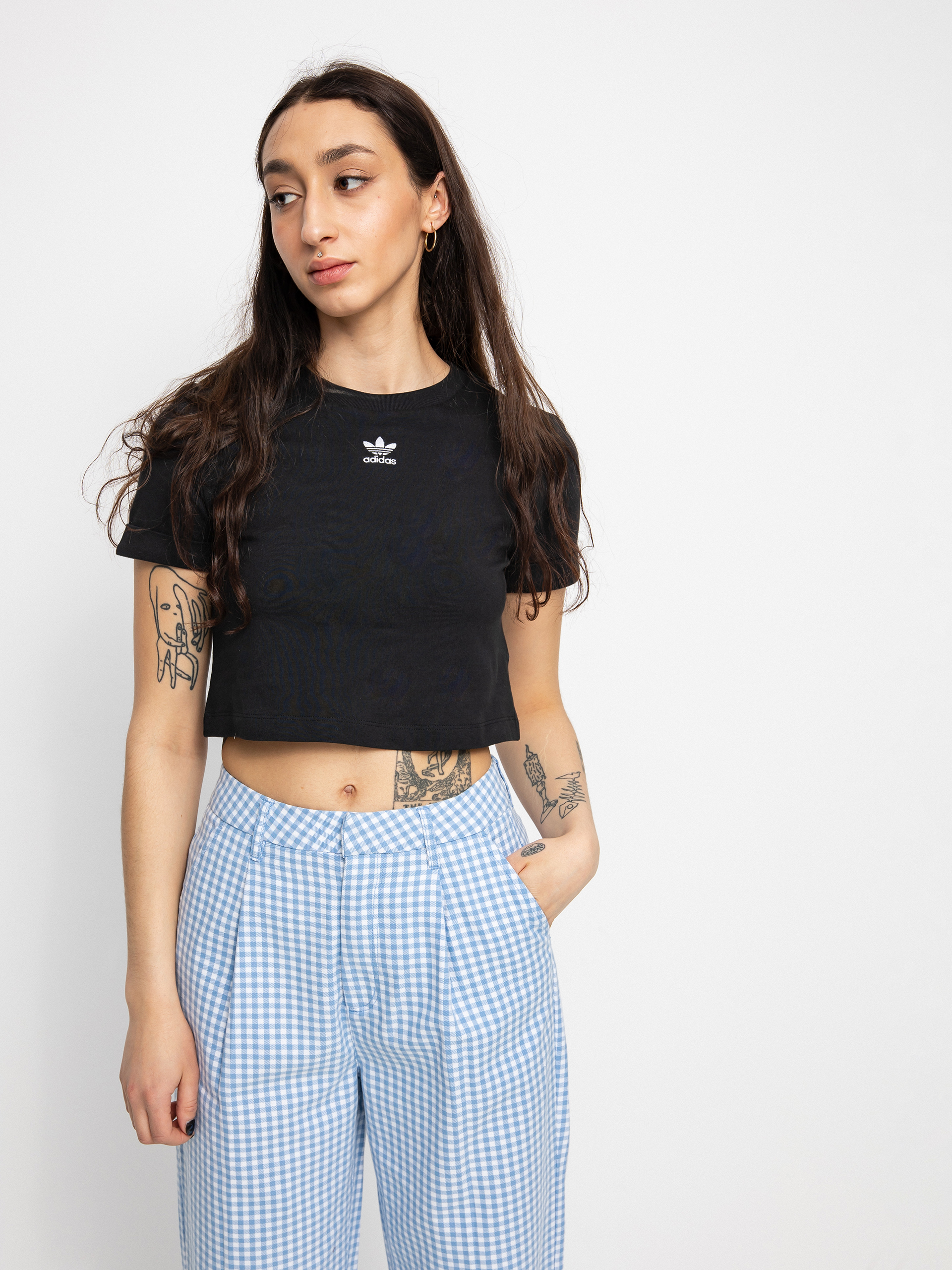 Tricou adidas Originals Crop Top Wmn (black)