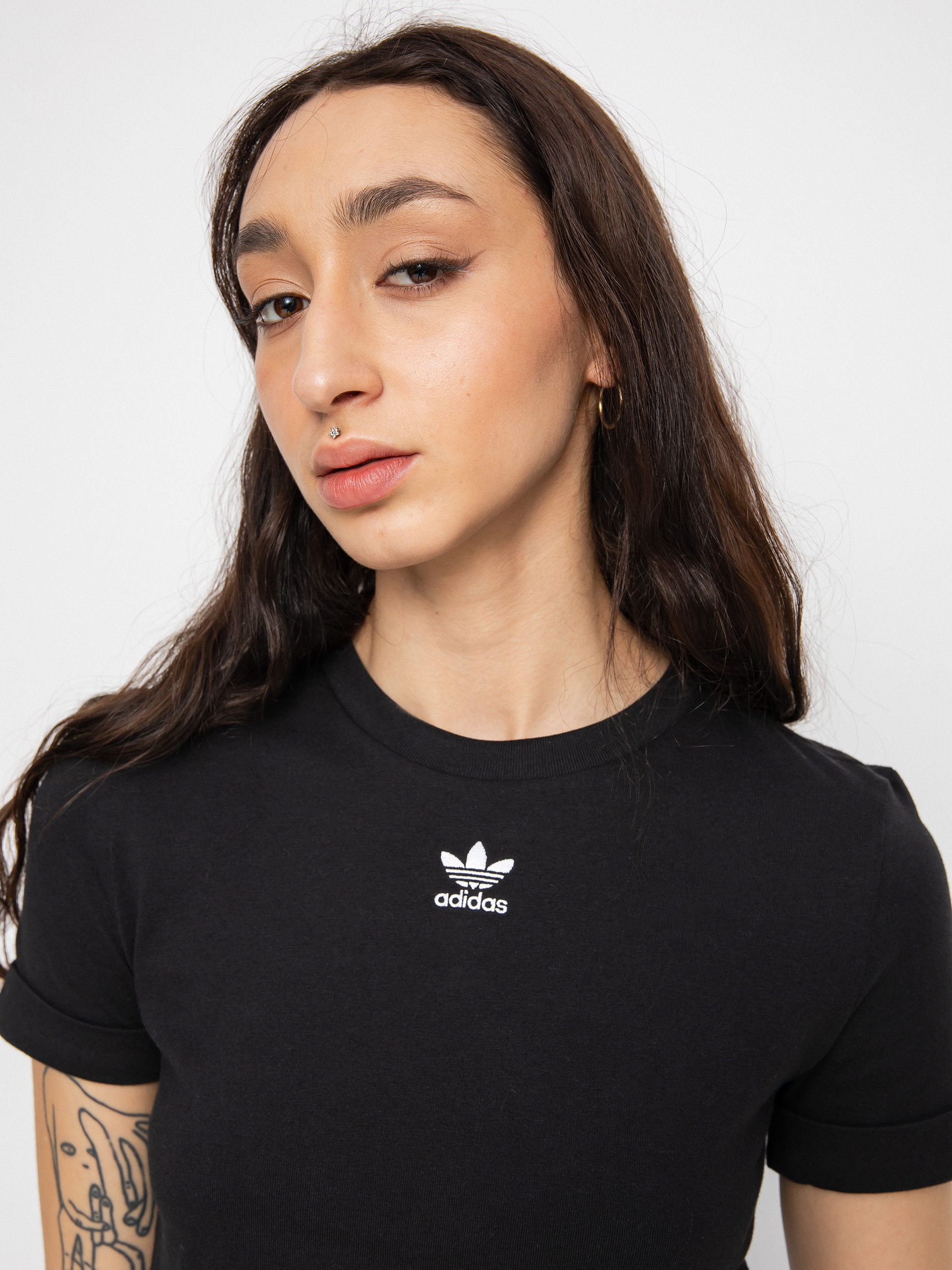 Tricou adidas Originals Crop Top Wmn (black)