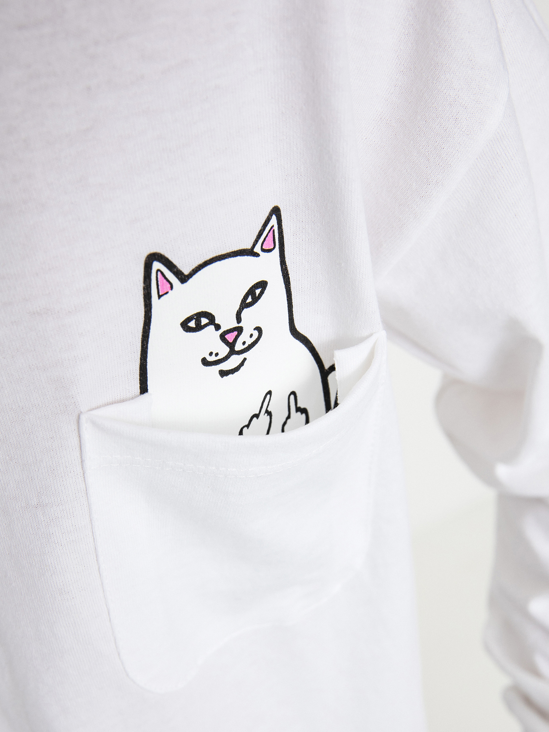 Tricou RipNDip Lord Nermal (white)