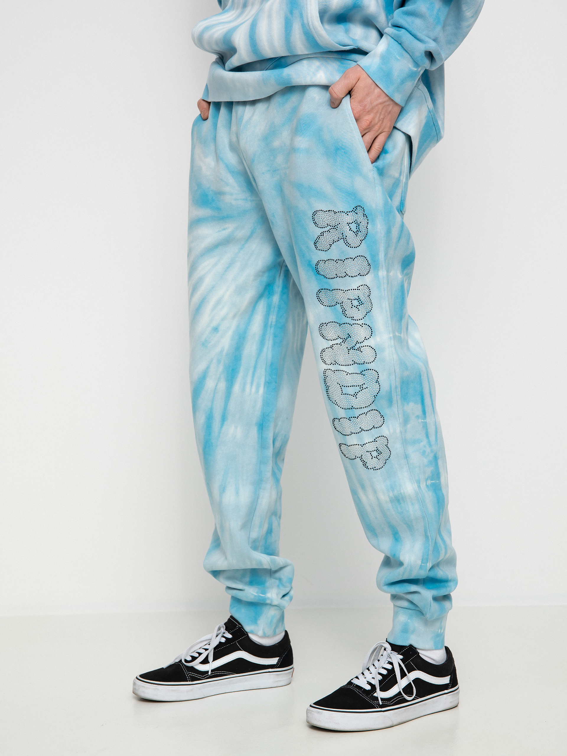 Pantaloni RipNDip Sent From Heaven (light blue spiral dye)