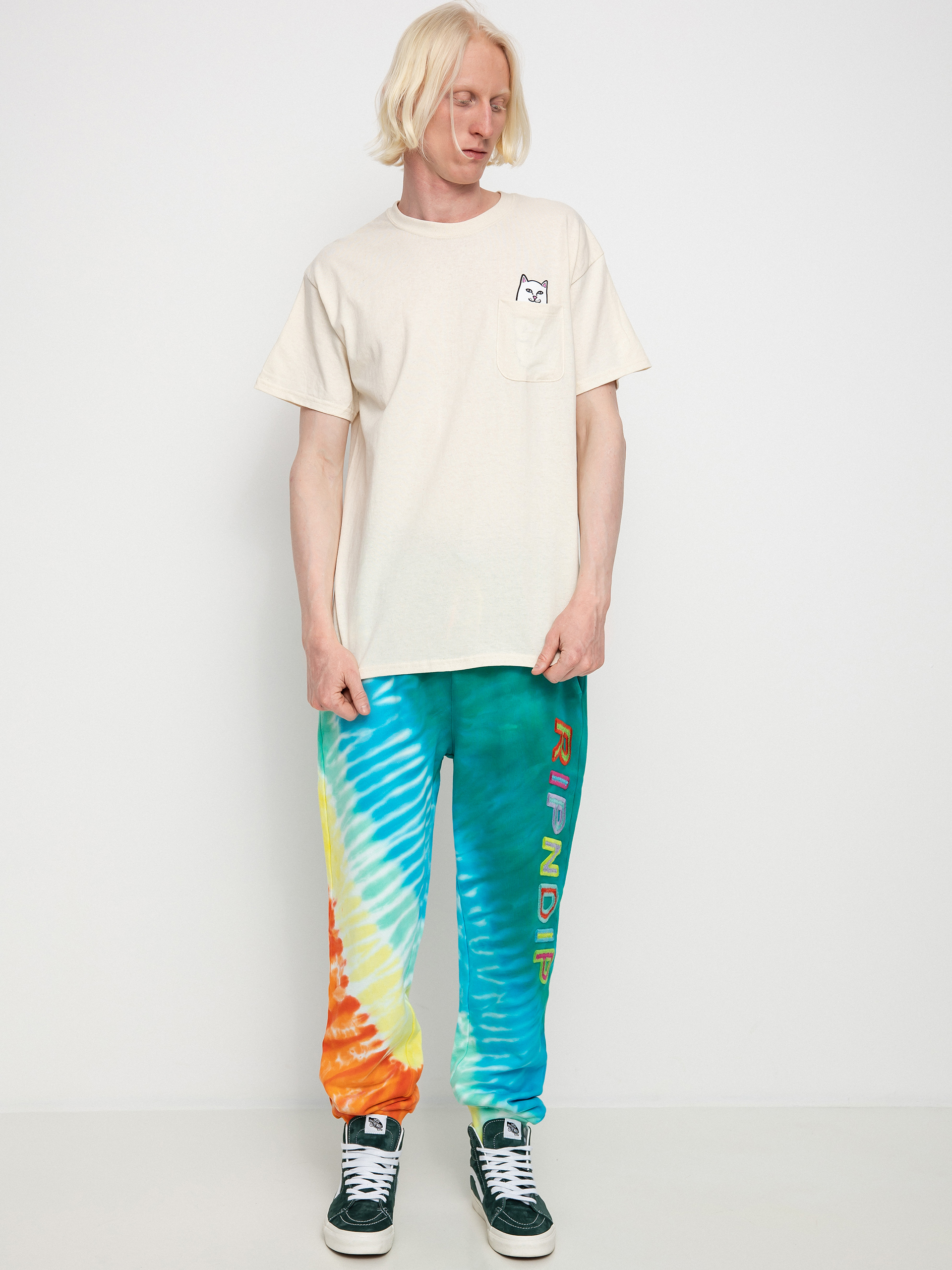 Tricou RipNDip Lord Nermal Pocket (natural)