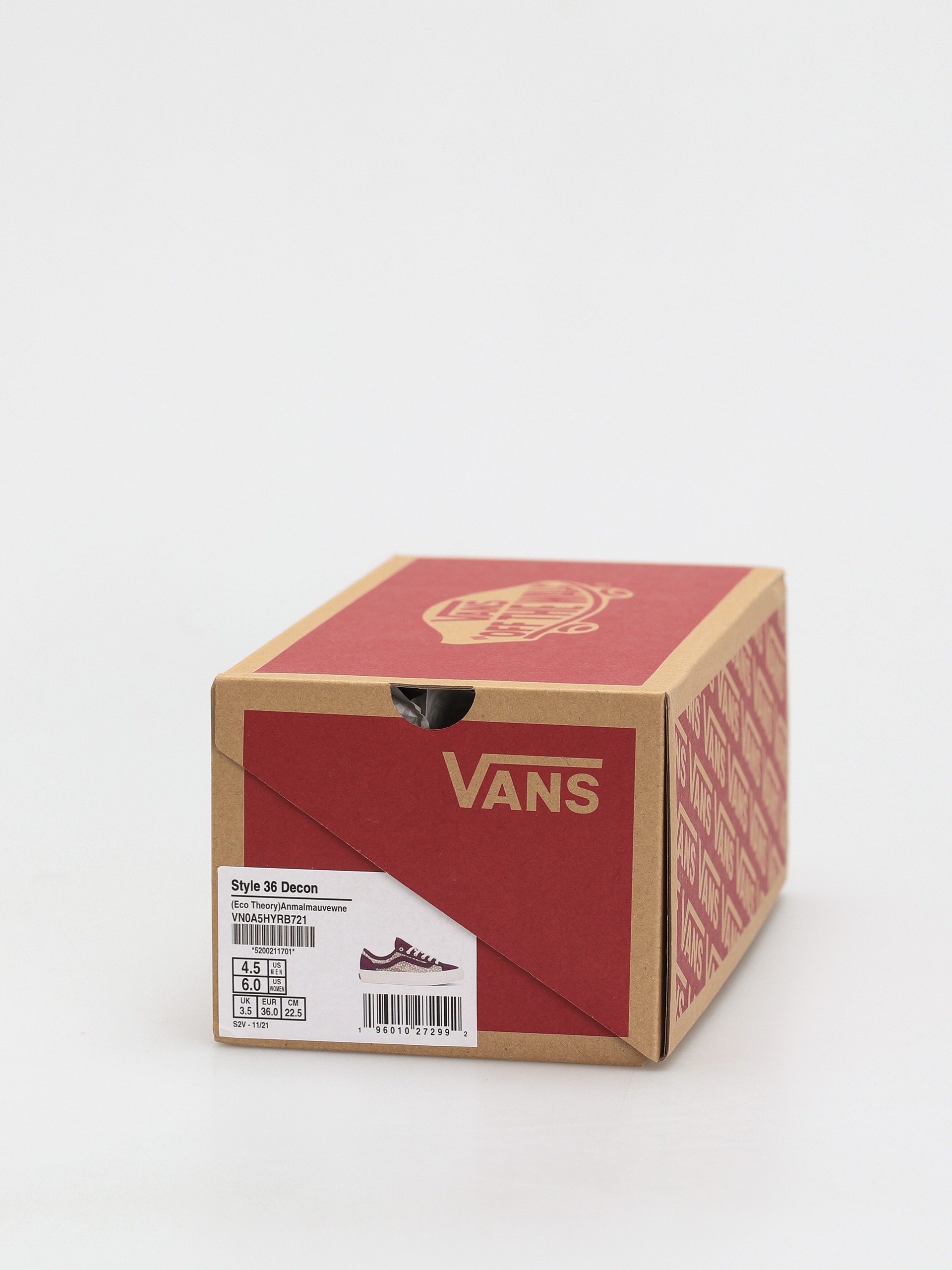 Pantofi Vans Style 36 Decon Sf (eco theory/animal/mauve wine)
