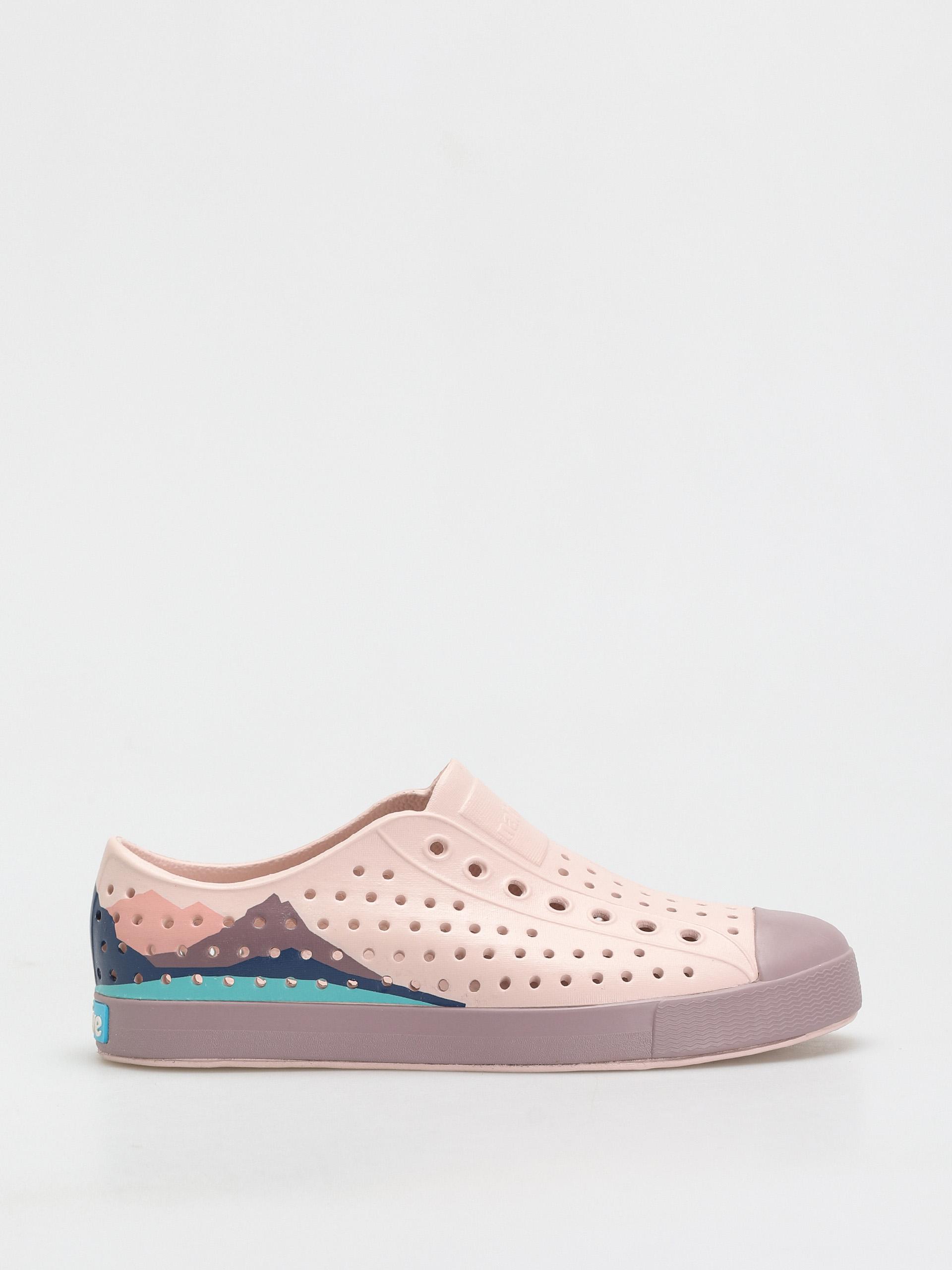 Pantofi Native Jefferson Block (dust pink/wildflower purple/frontier mountain block)