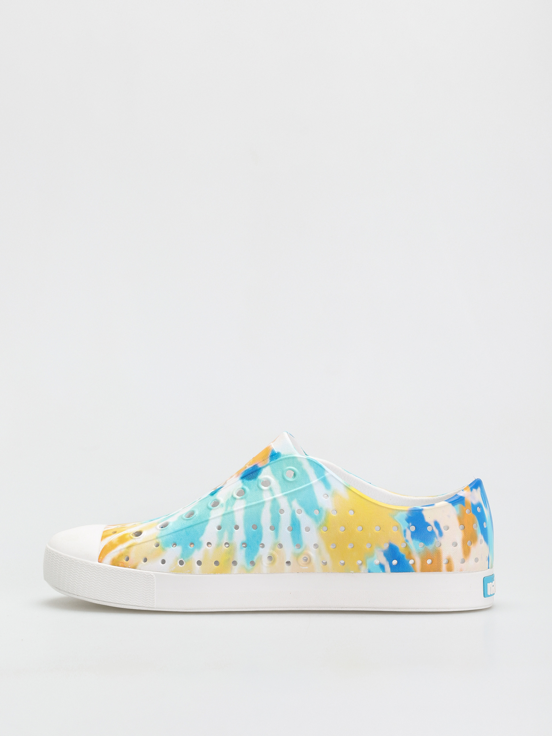 Pantofi Native Jefferson Print (shell white/shell white/orange tie dye)
