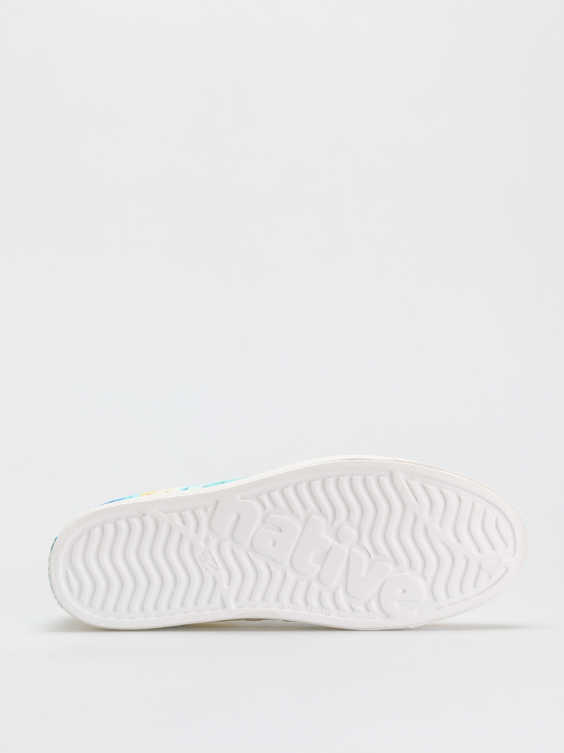 Pantofi Native Jefferson Print (shell white/shell white/orange tie dye)