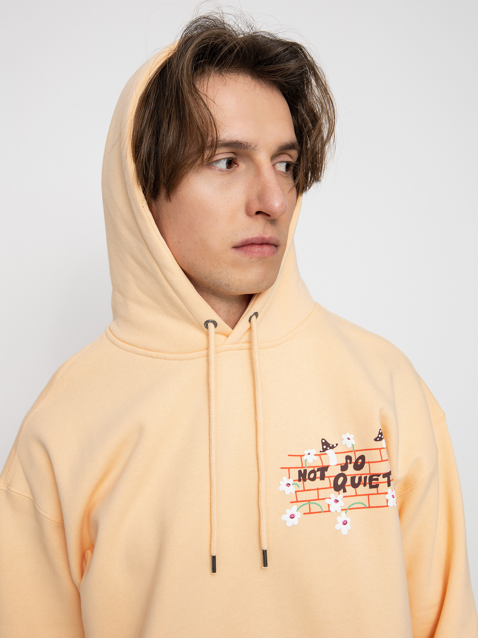 Hanorac cu glugă Volcom Egle Zvirblyte HD (cream blush)