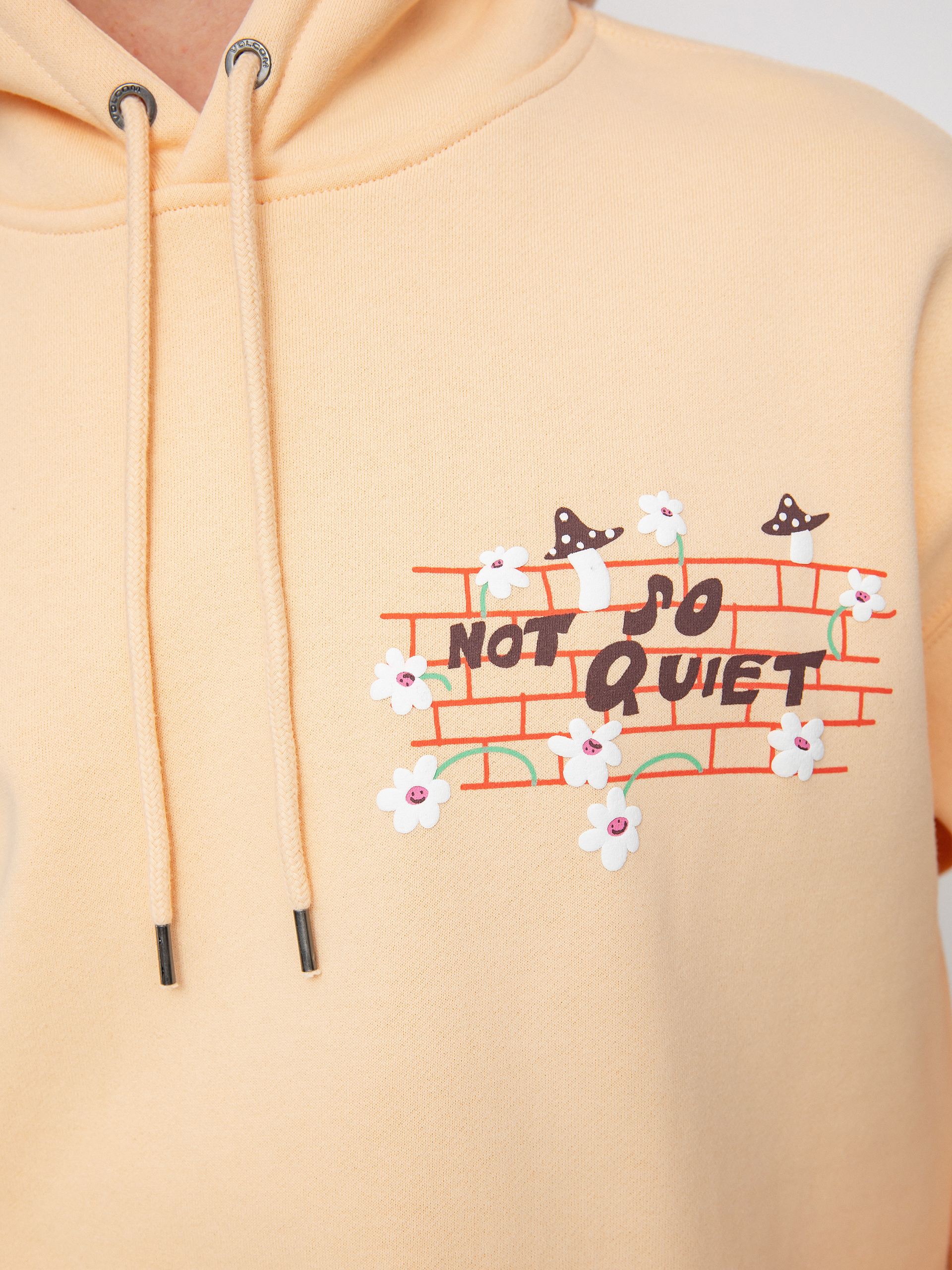 Hanorac cu glugă Volcom Egle Zvirblyte HD (cream blush)