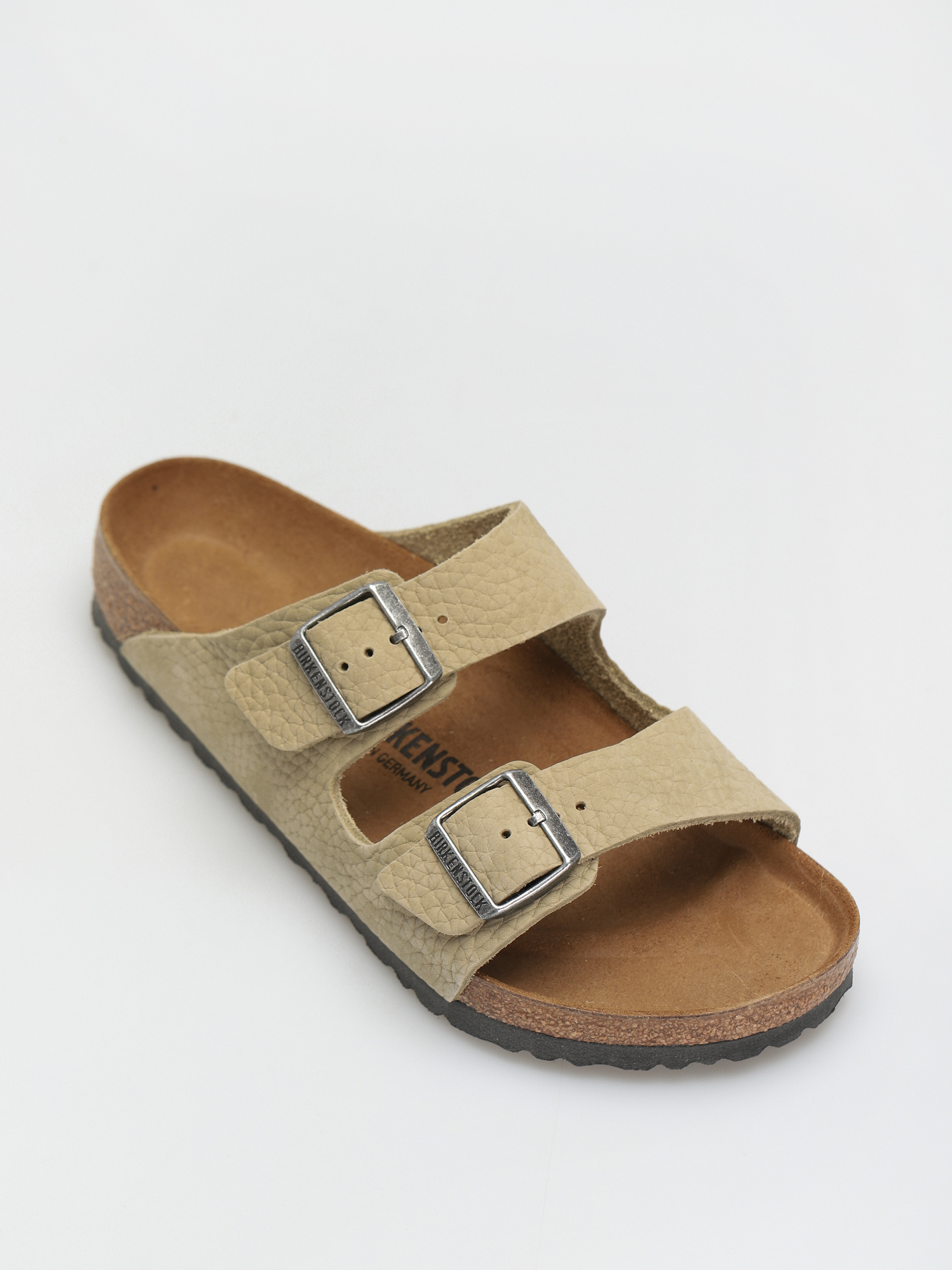 Șlapi Birkenstock Arizona Regular (faded khaki nubuck leather)