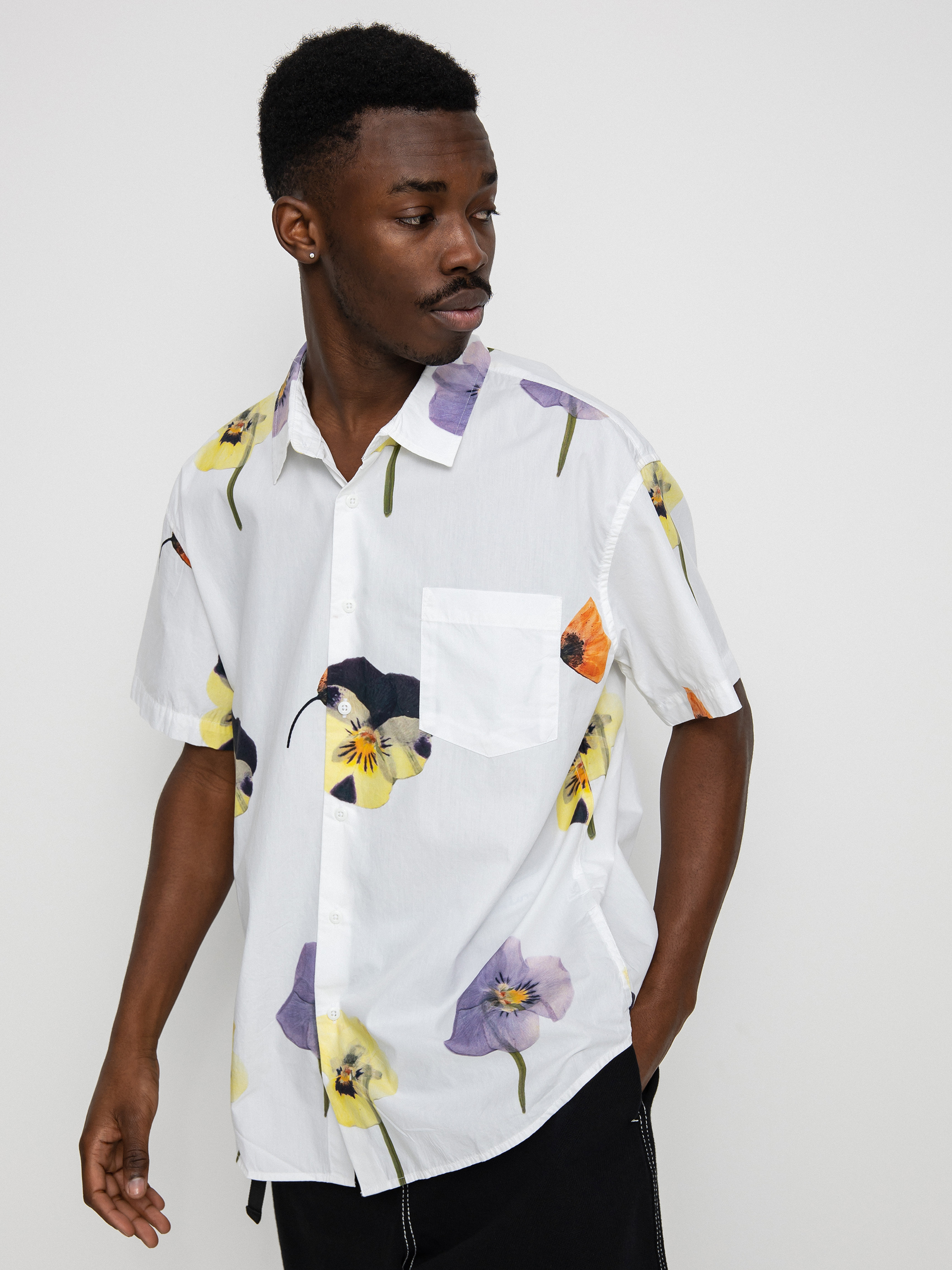 Cămașă OBEY Redux (white multi)