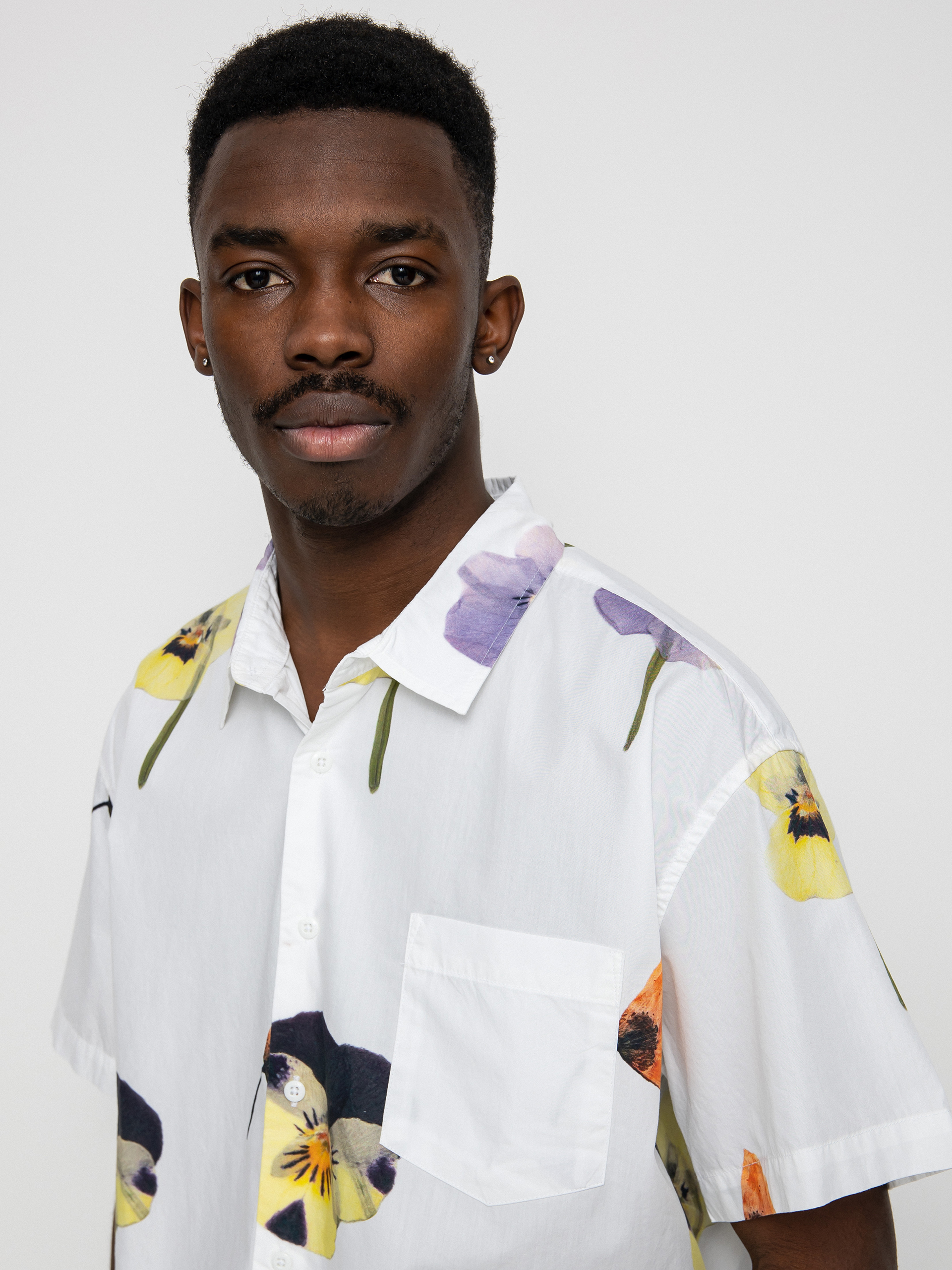 Cămașă OBEY Redux (white multi)