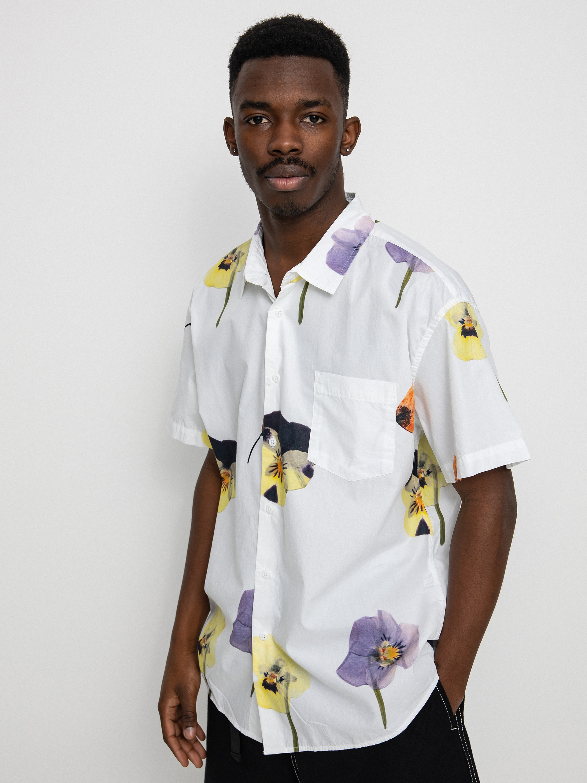 Cămașă OBEY Redux (white multi)