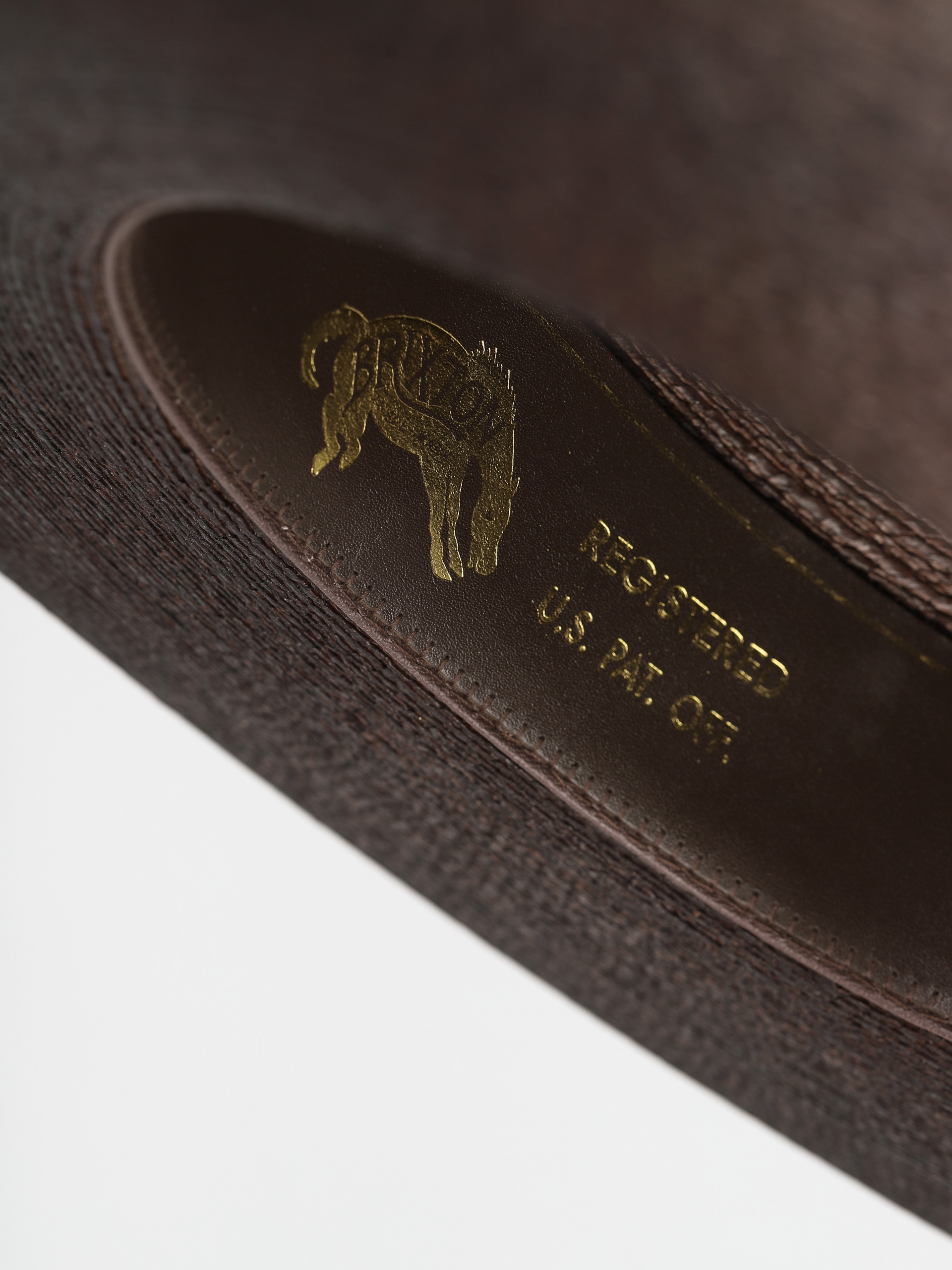 Pălărie Brixton Sedona Straw Reserve Cowboy Ha (deep brown)