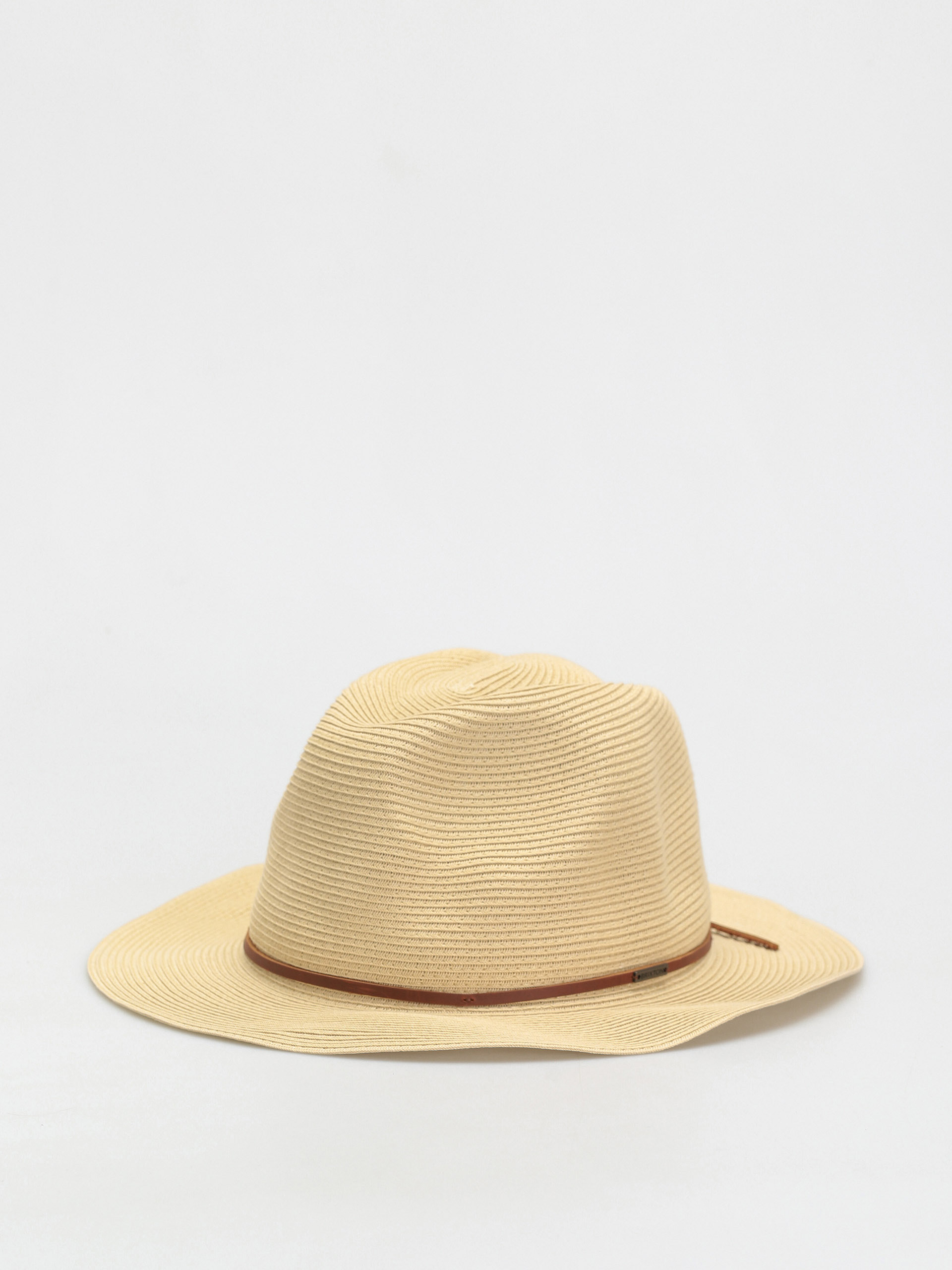 Pălărie Brixton Wesley Straw Packable Fedora (tan)