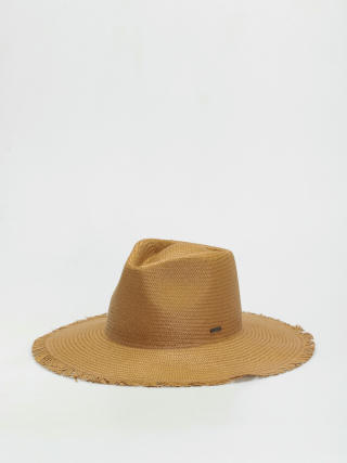 Pălărie Brixton Jo Straw Frayed Fedora (copper)