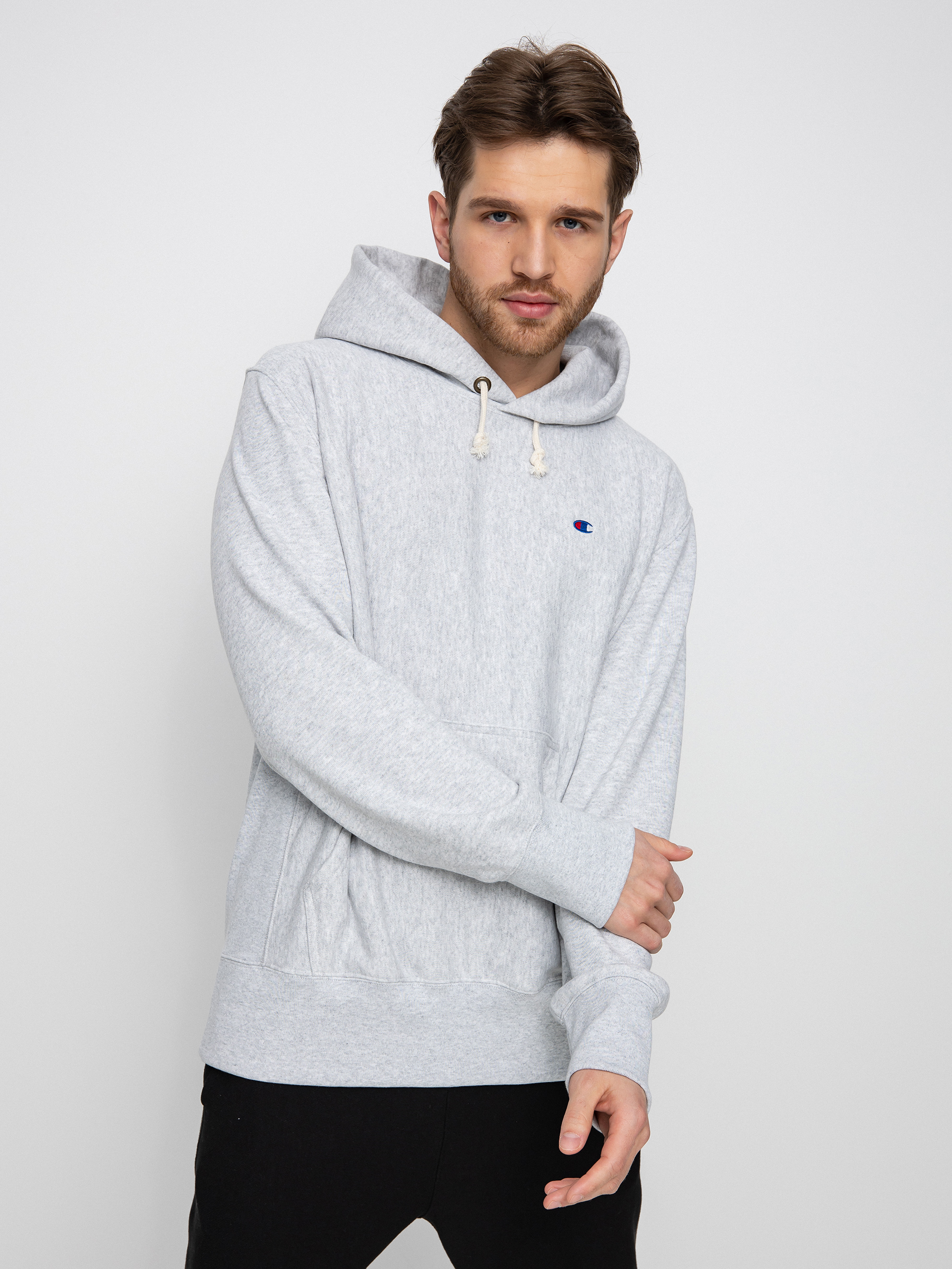 Hanorac cu glugă Champion Hooded Sweatshirt 217233 HD (loxgm)