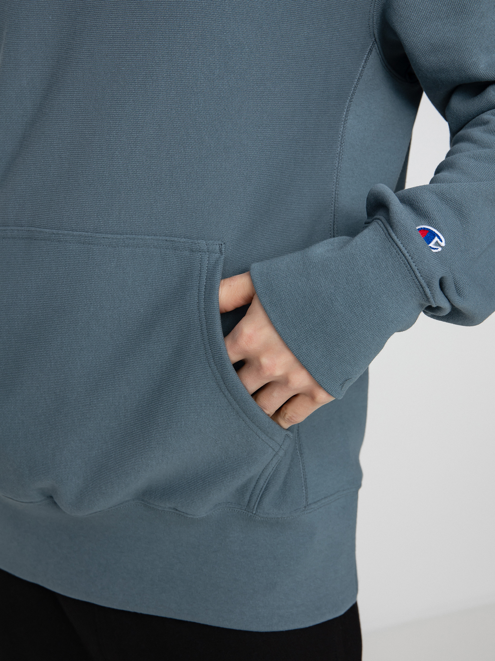 Hanorac cu glugă Champion Hooded Sweatshirt 217233 HD (gpg)