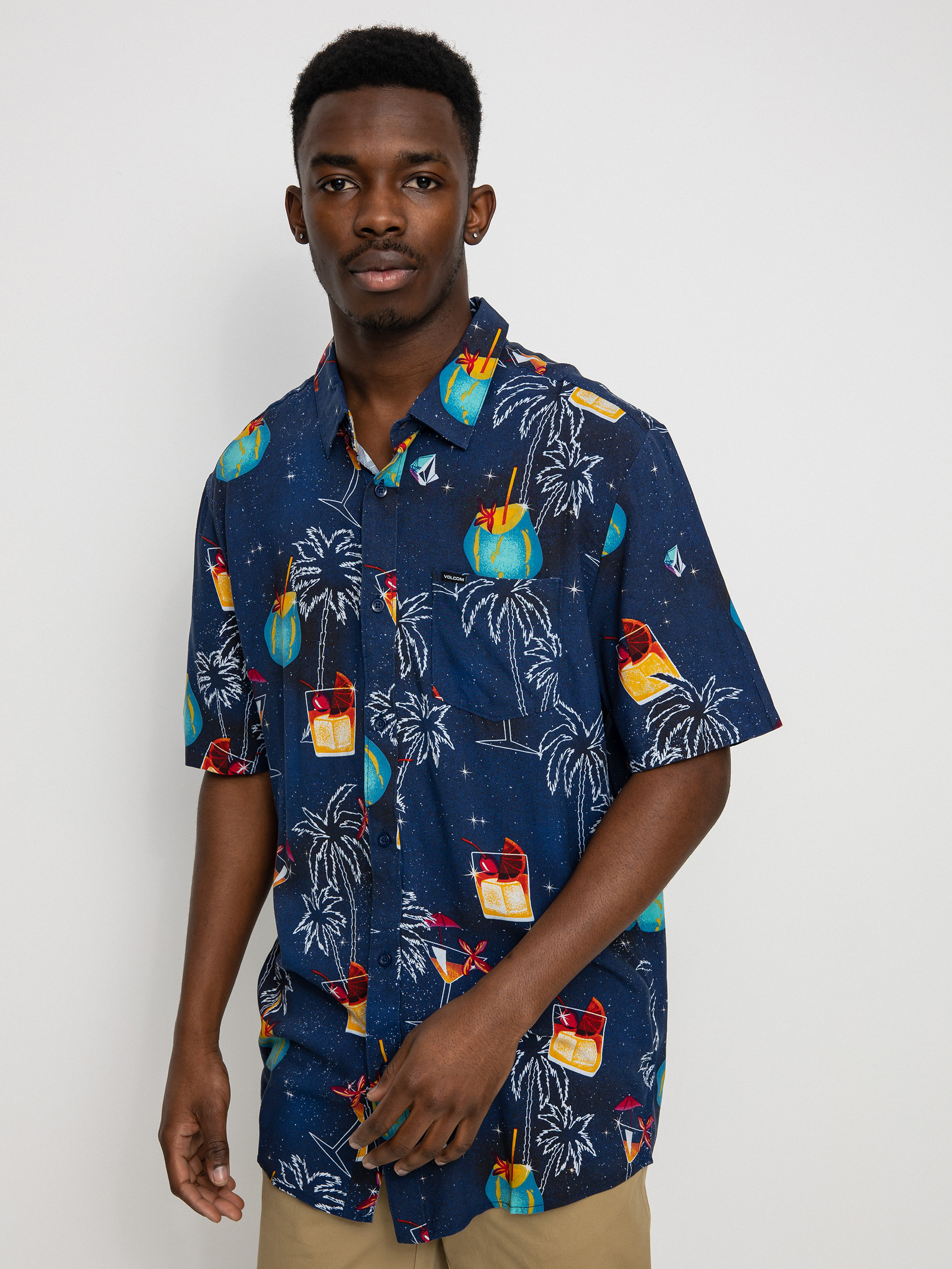 Cămașă Volcom Cosmic Vaca (blueprint)