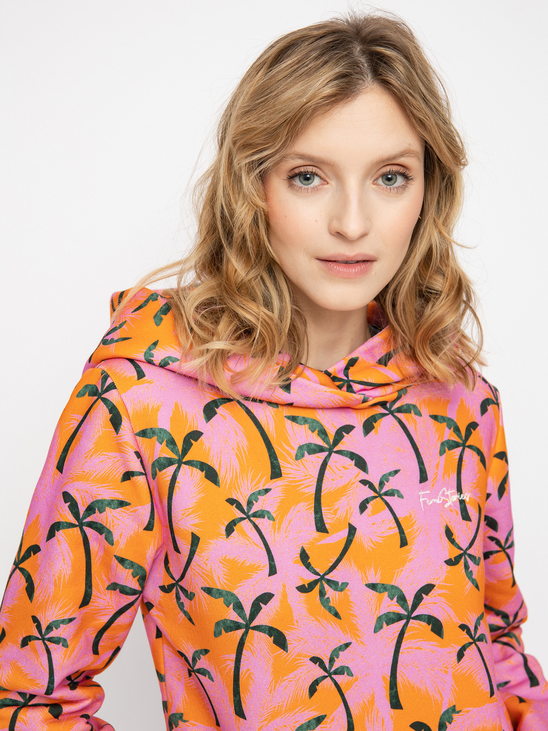 Hanorac cu glugă Femi Stories Rum HD Wmn (opr)