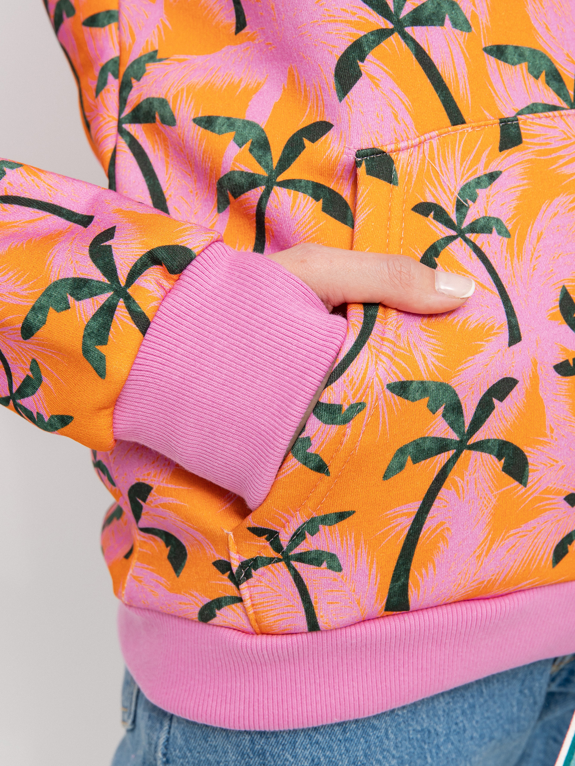 Hanorac cu glugă Femi Stories Rum HD Wmn (opr)