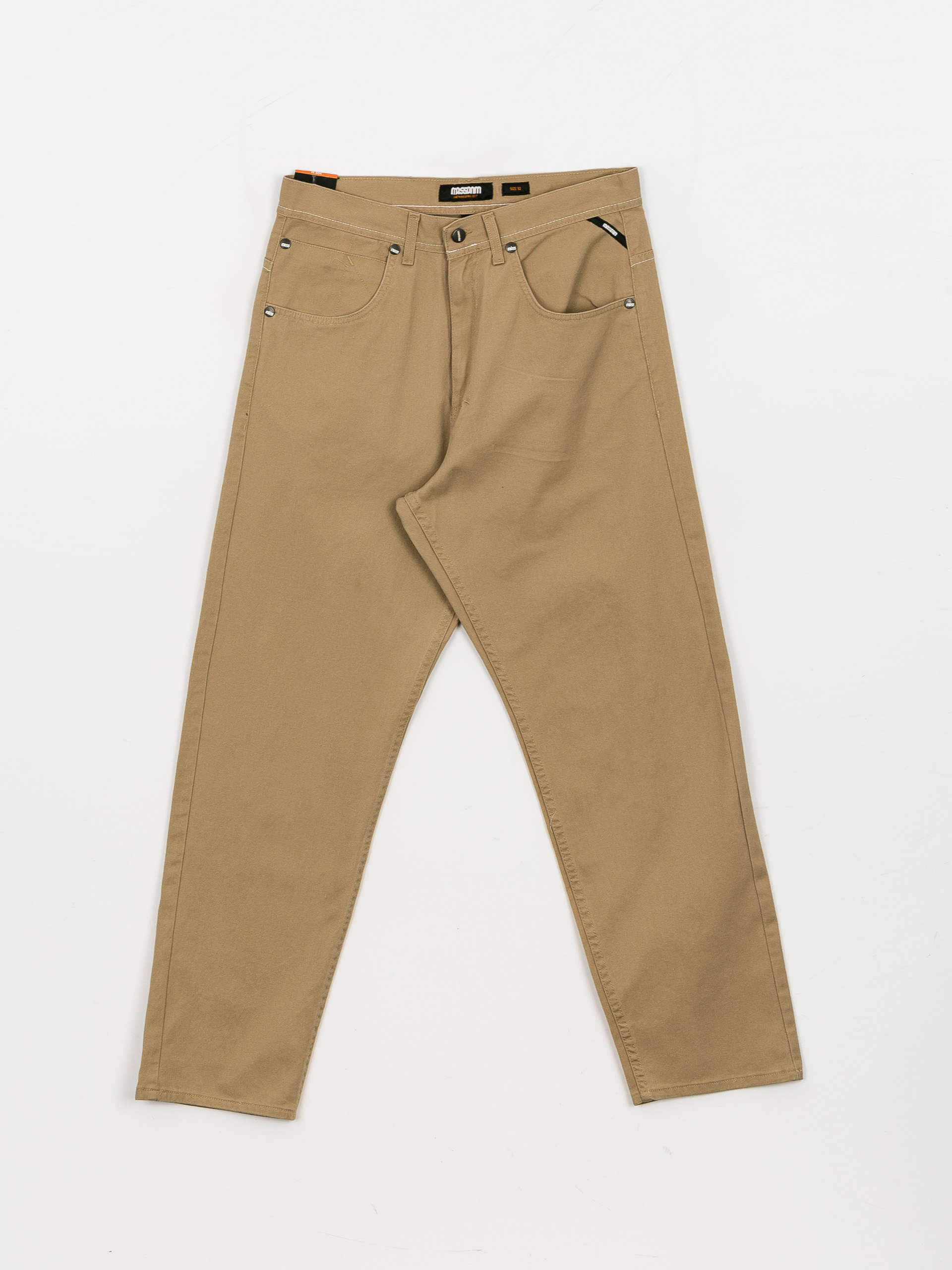 Pantaloni MassDnm Slang Baggy Fit (beige)