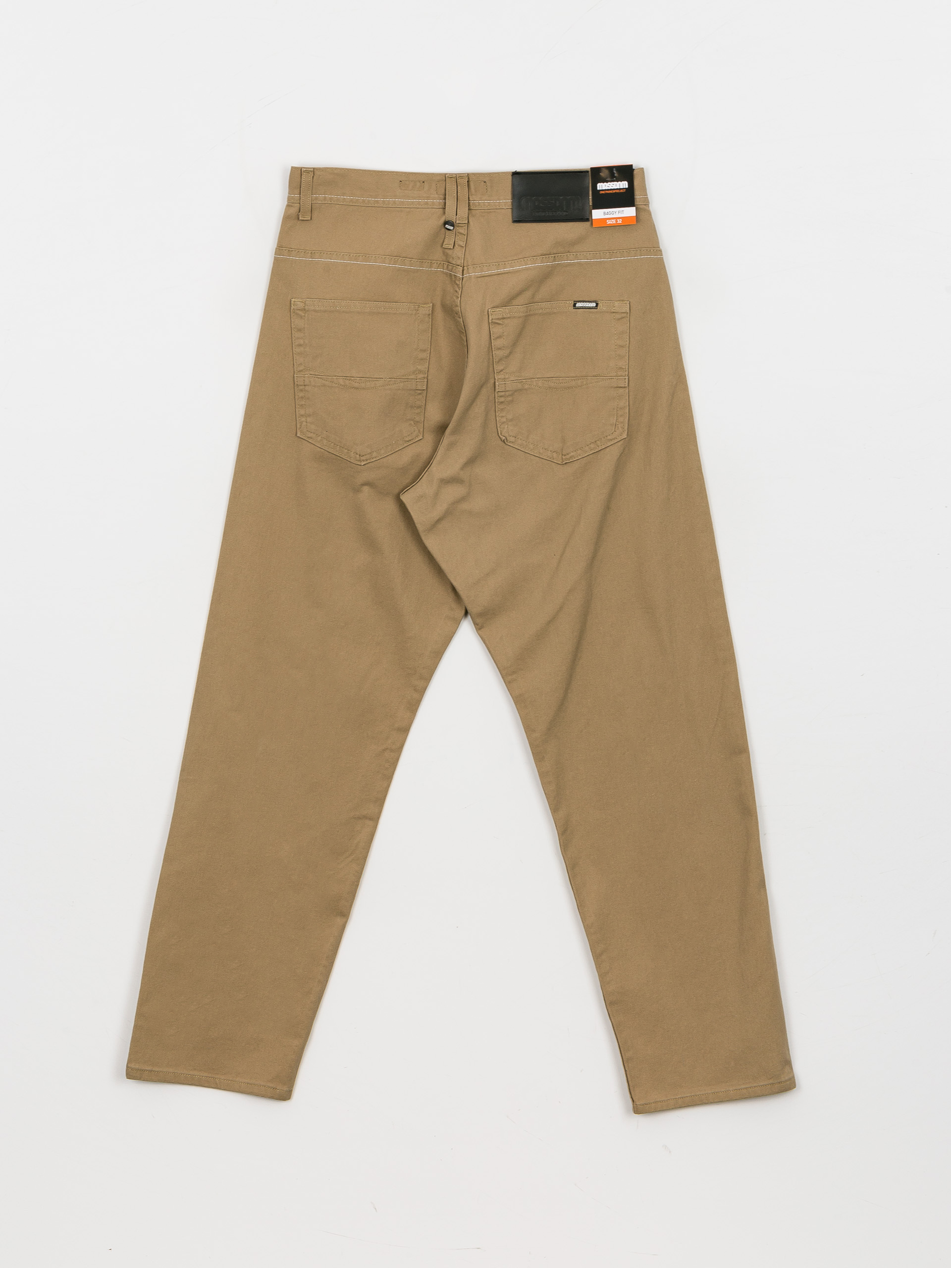 Pantaloni MassDnm Slang Baggy Fit (beige)