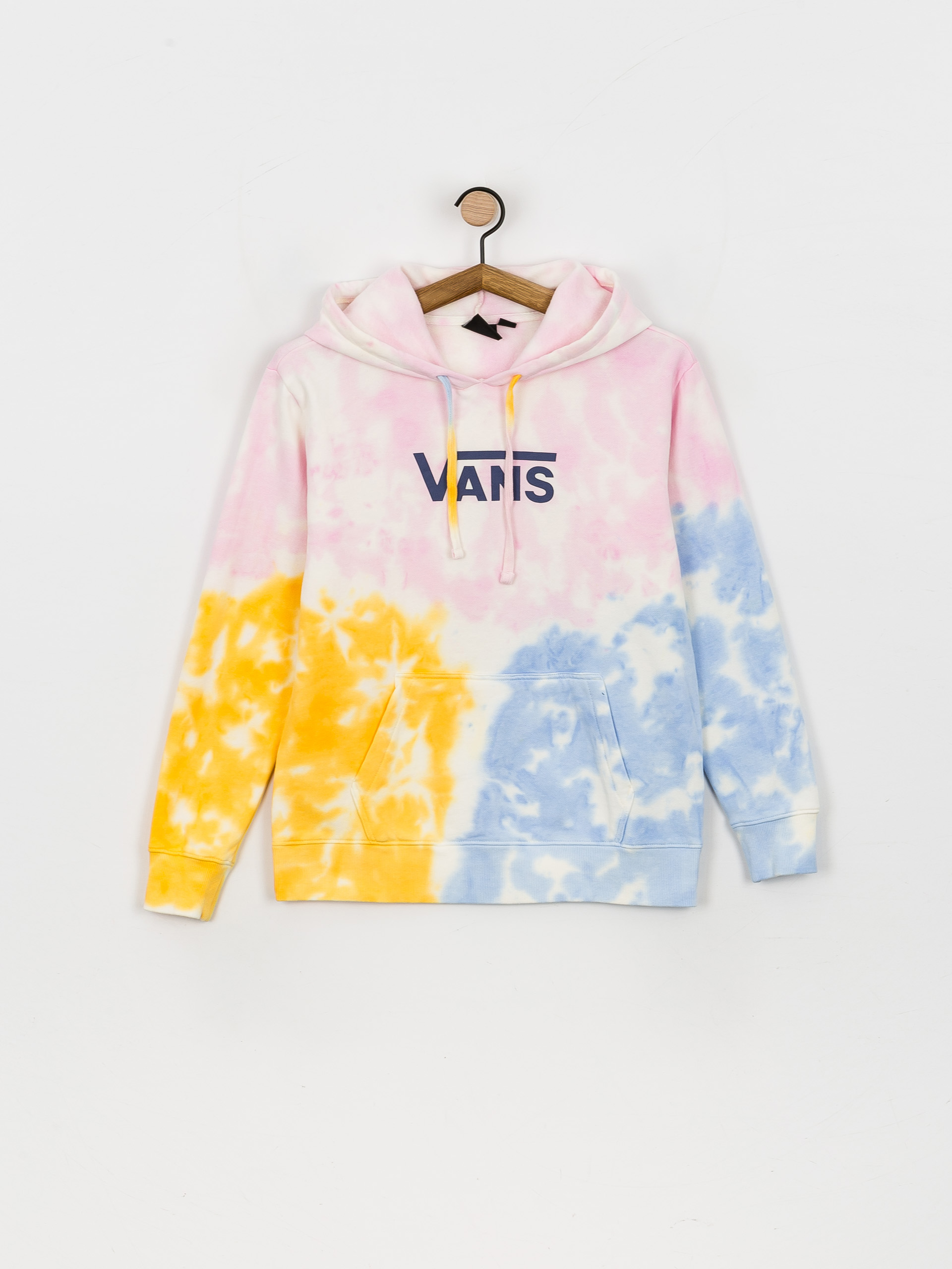Hanorac cu glugă Vans Tri Dye Bff HD Wmn (crandle pink)