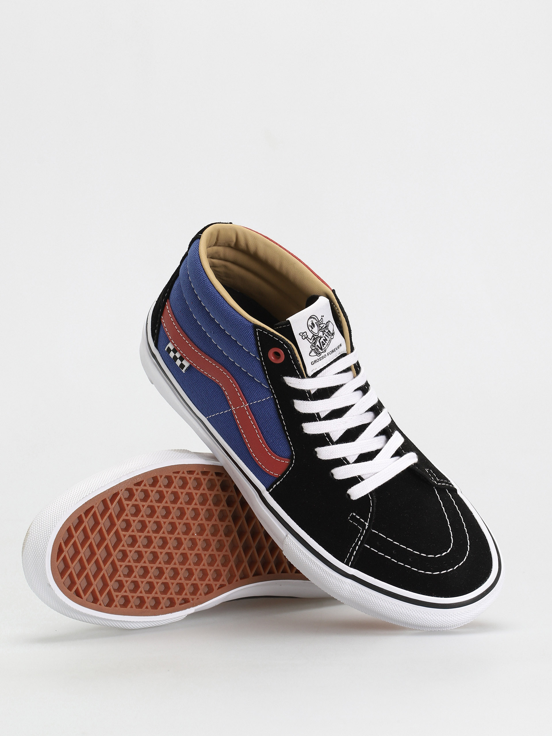 Pantofi Vans Skate Grosso Mid (university/red/blue)