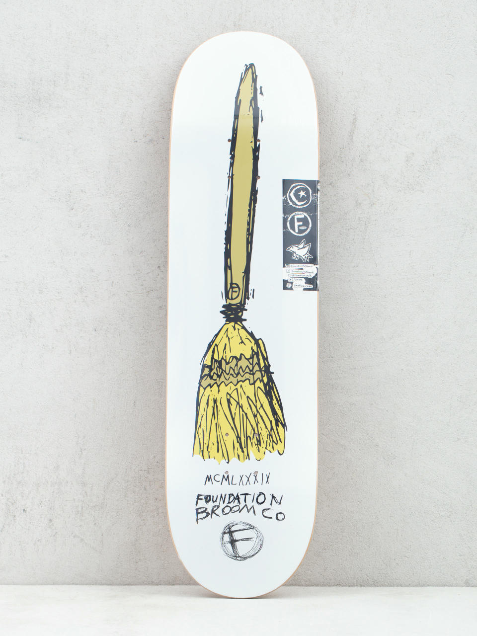 Placă Foundation Broom Co (white)