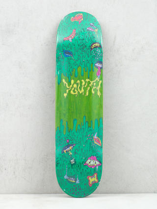 Placă Youth Skateboards X Bummers Mouths (green)