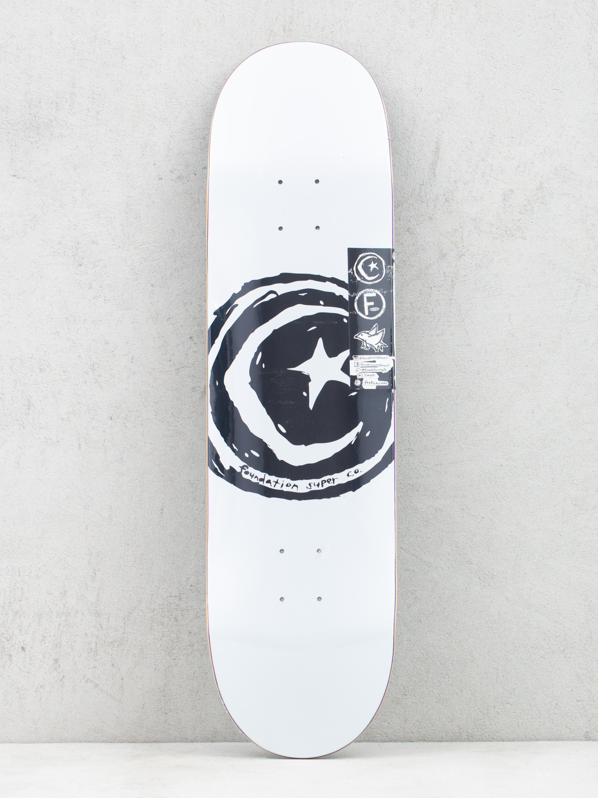 Placă Foundation Star And Moon (white)