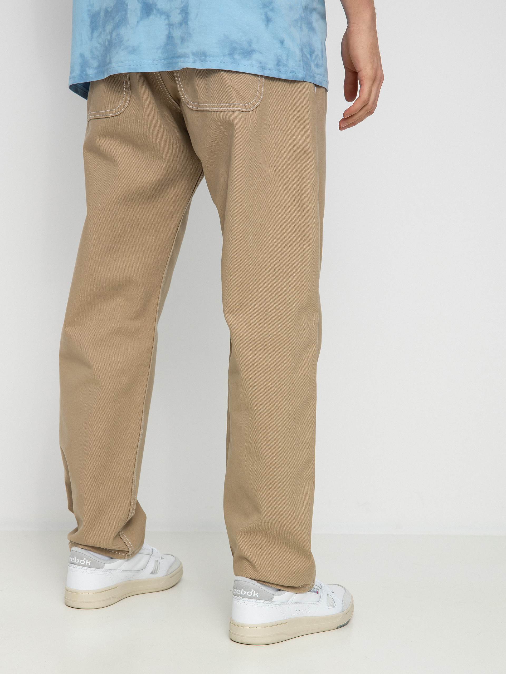 Pantaloni MassDnm Craft Baggy Fit (beige)