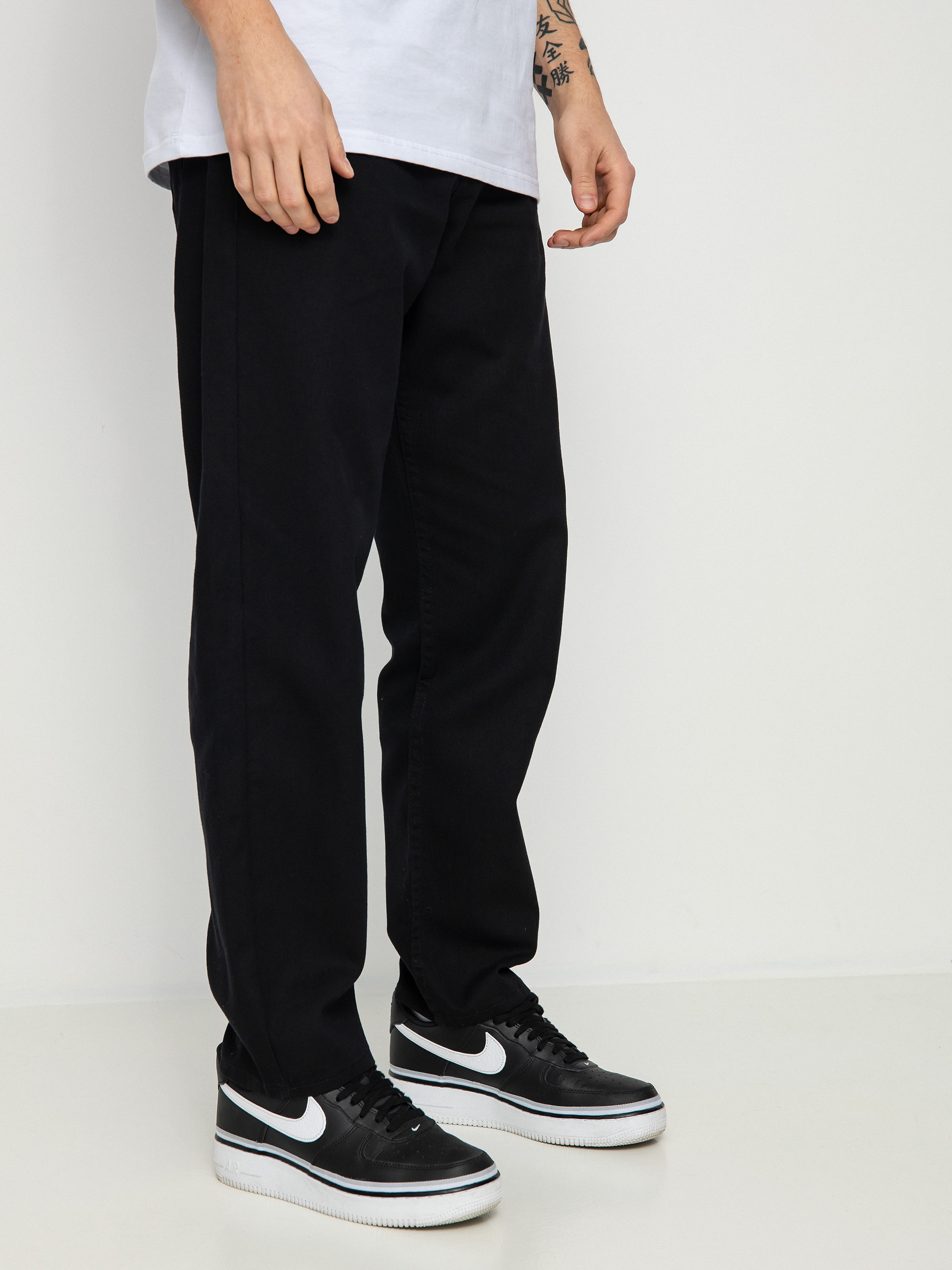 Pantaloni MassDnm Slang Baggy Fit (black)