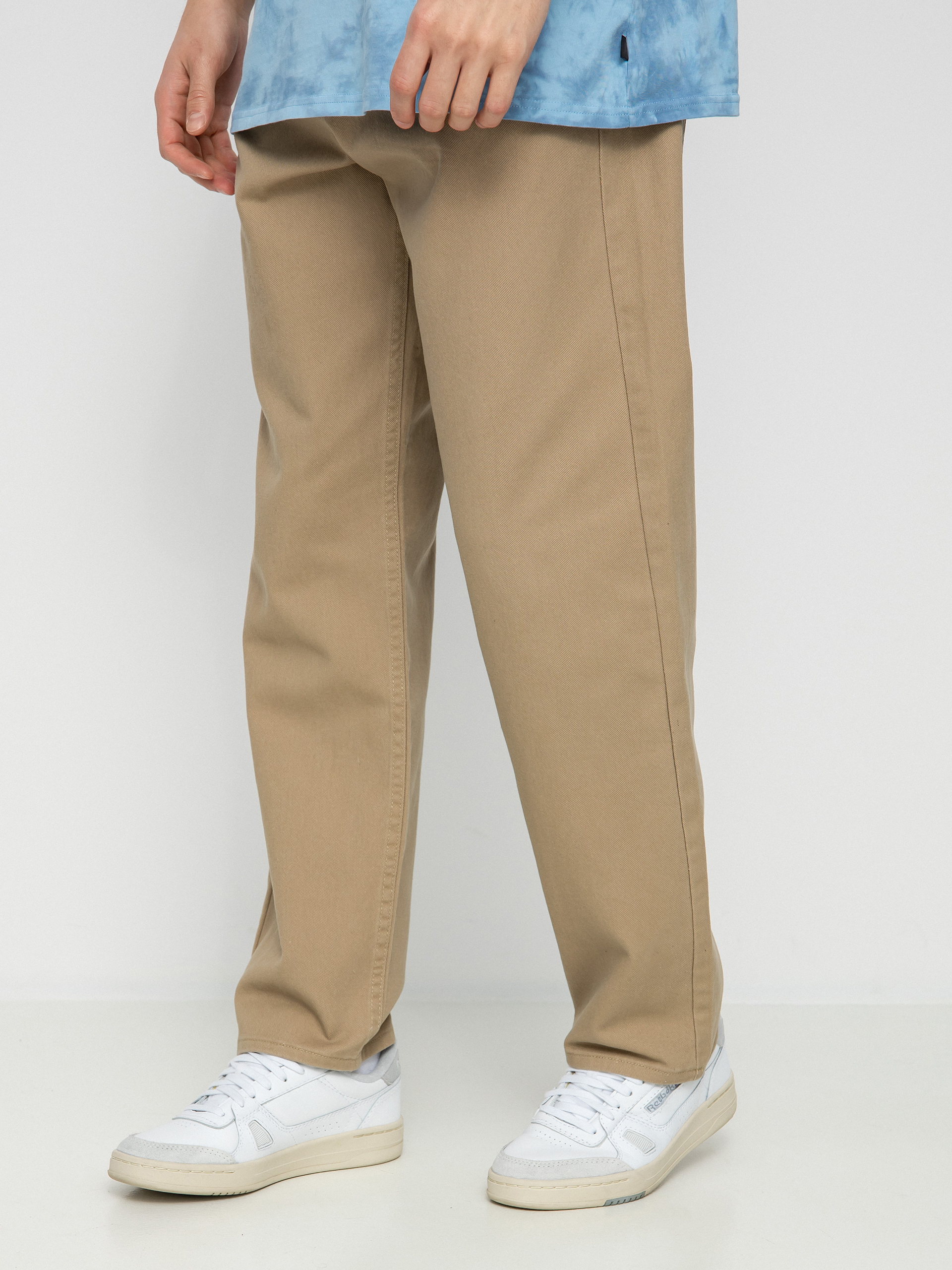 Pantaloni MassDnm Slang Baggy Fit (beige)