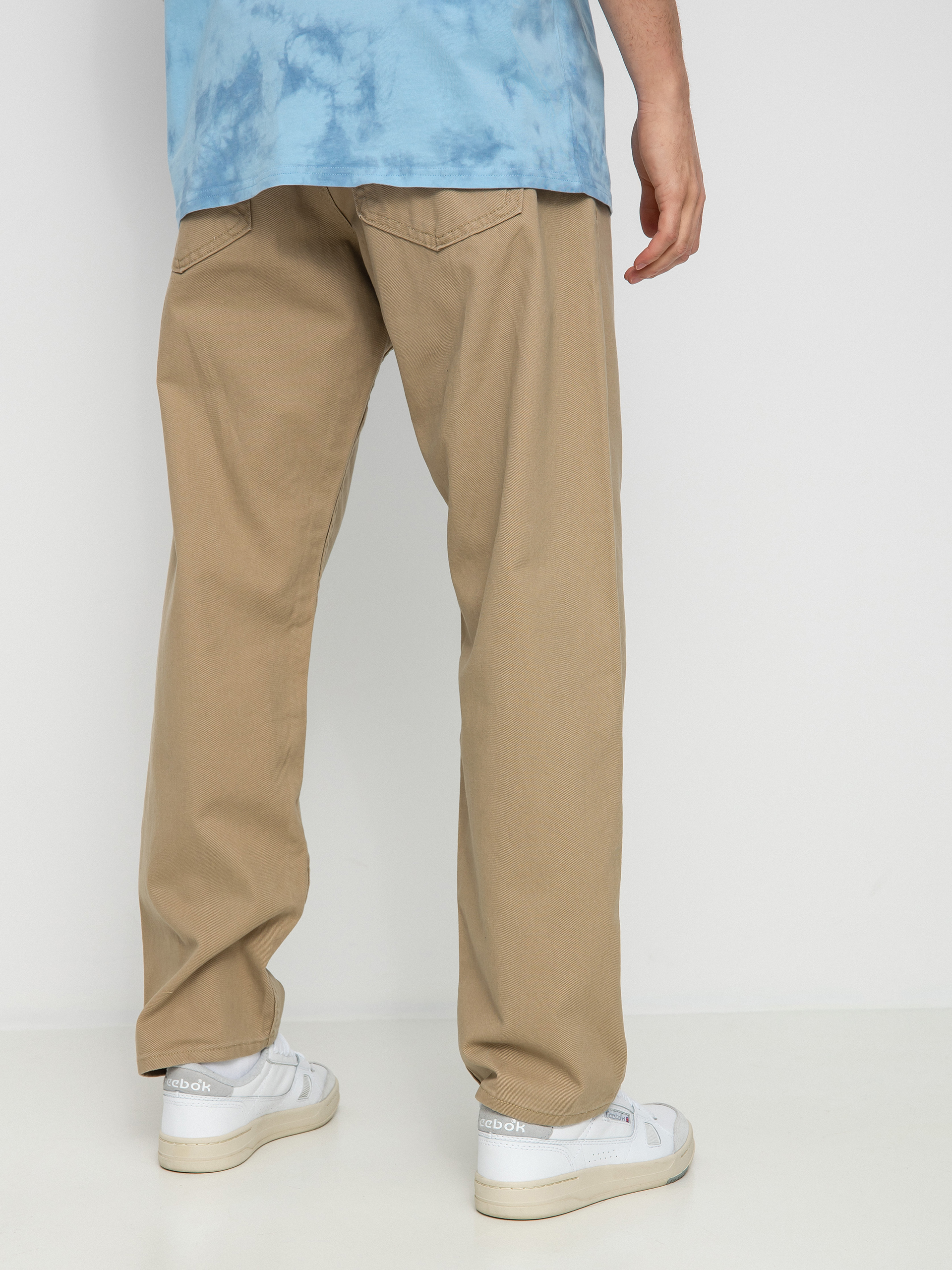 Pantaloni MassDnm Slang Baggy Fit (beige)