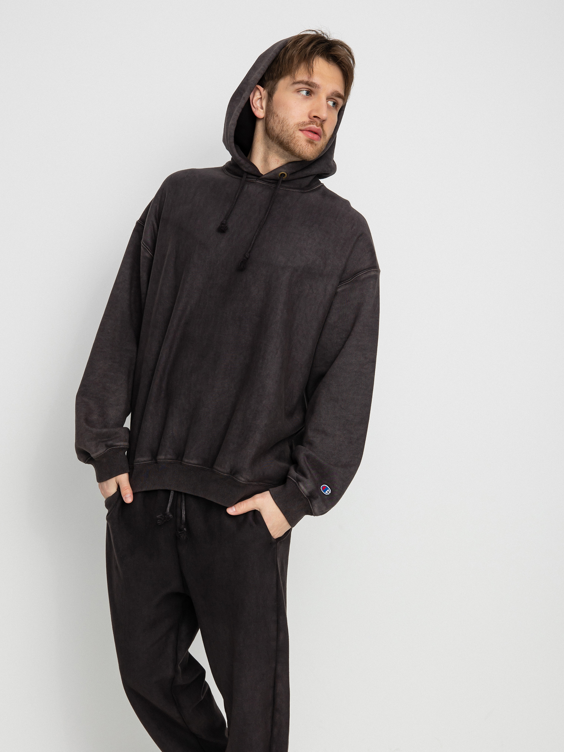 Hanorac cu glugă Champion Hooded Sweatshirt 217240 HD (nbk)