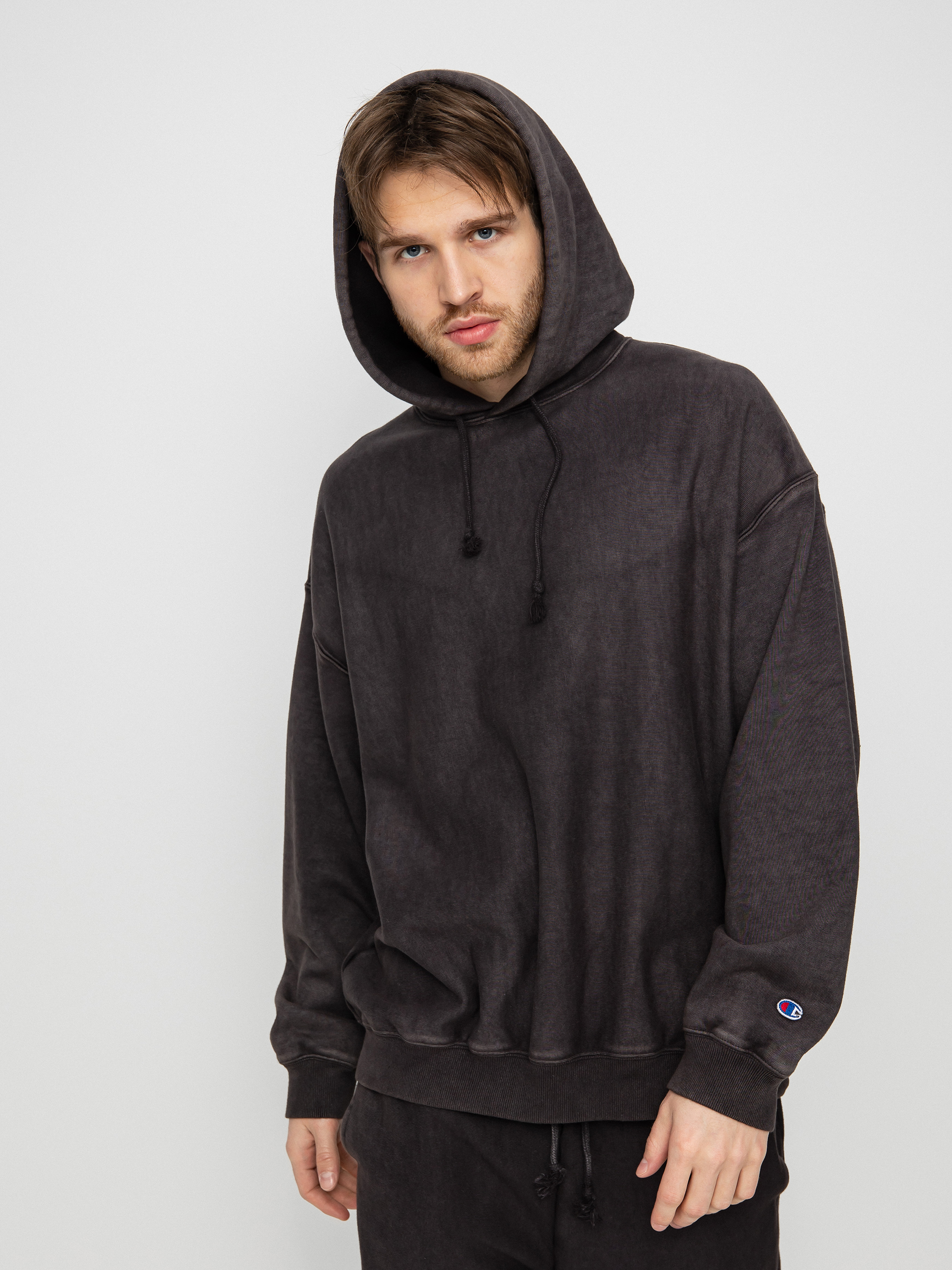 Hanorac cu glugă Champion Hooded Sweatshirt 217240 HD (nbk)