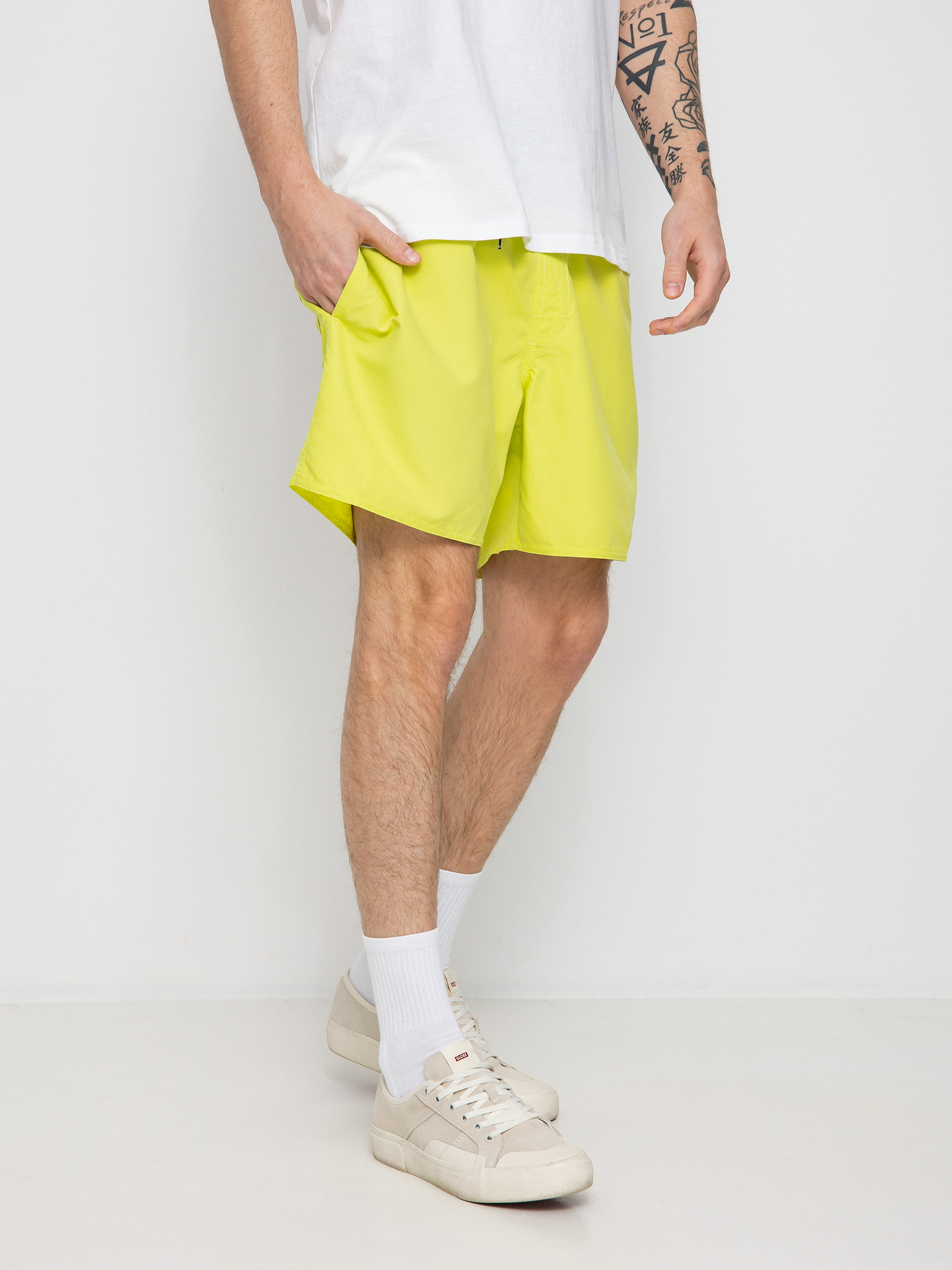 Șort pentru plajă Volcom Lido Solid Trunk 16 (limeade)