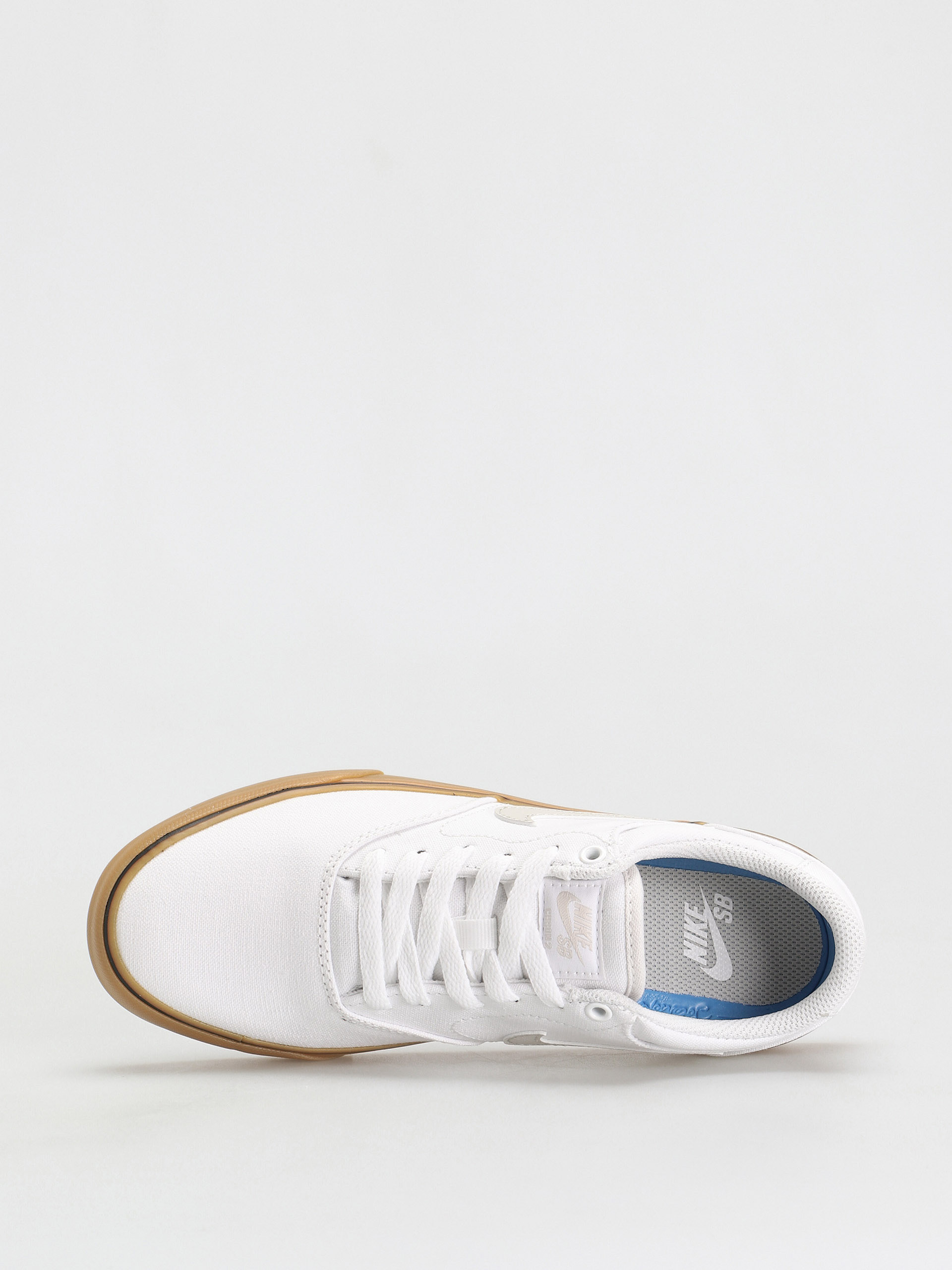 Pantofi Nike SB Chron 2 Canvas (white/light bone white gum light brown)