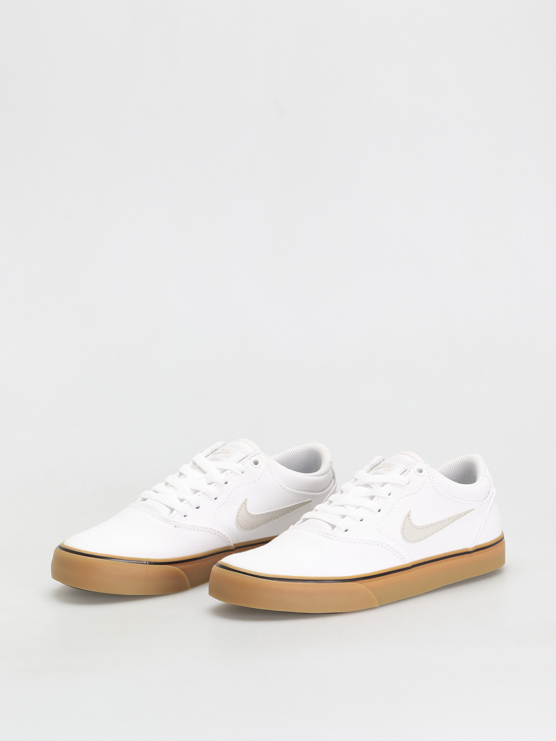 Pantofi Nike SB Chron 2 Canvas (white/light bone white gum light brown)