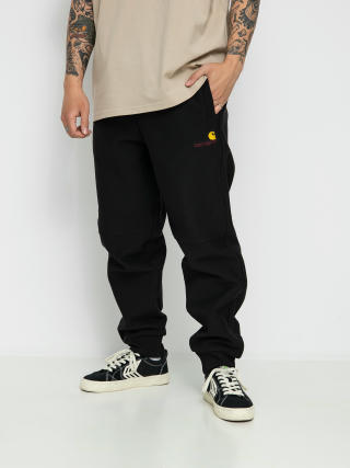 Pantaloni Carhartt WIP American Script Jogging (black)