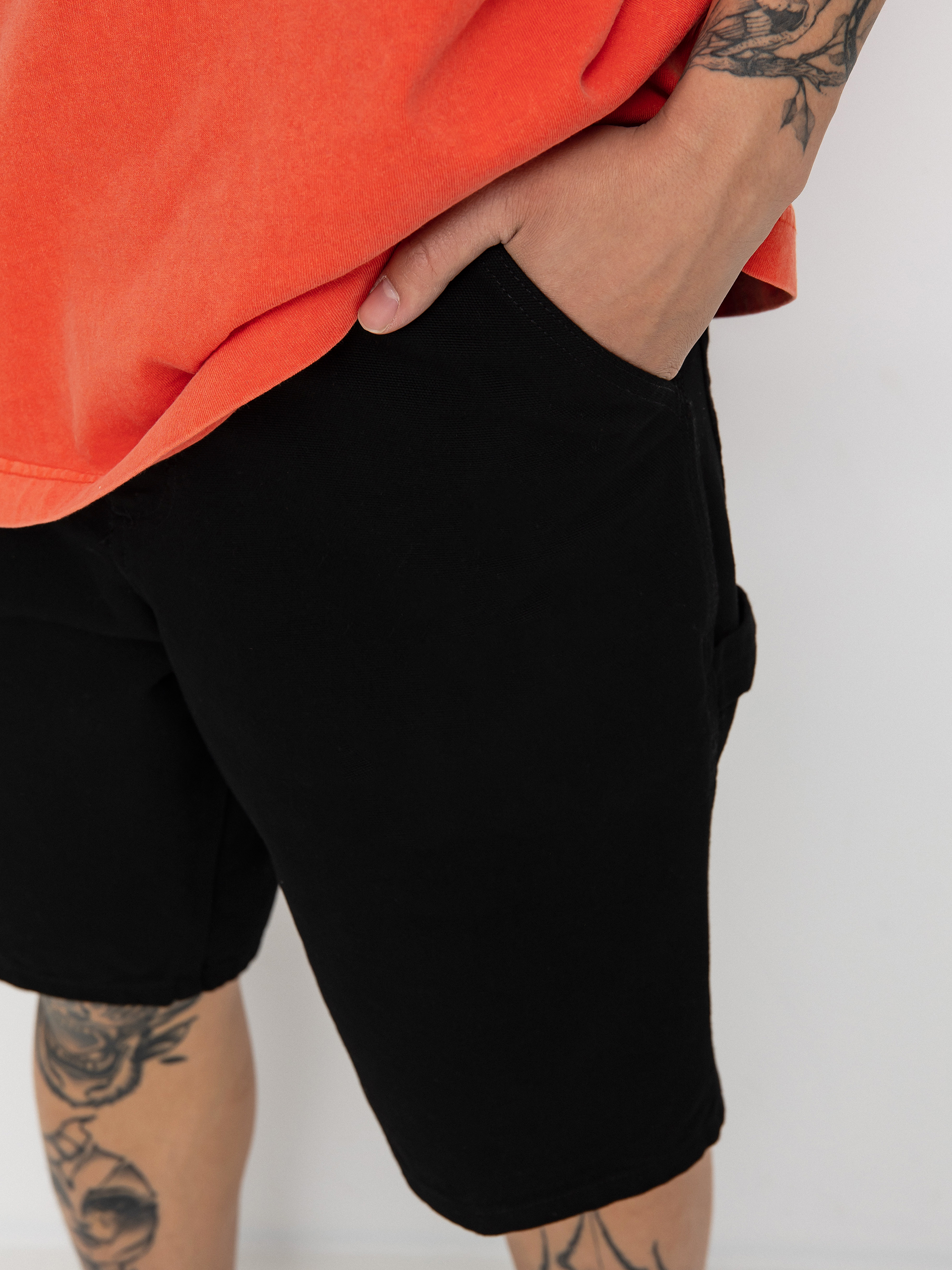 Șort Carhartt WIP Single Knee (black)