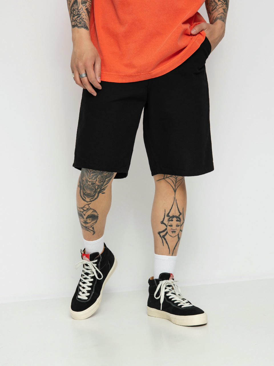 Șort Carhartt WIP Single Knee (black)