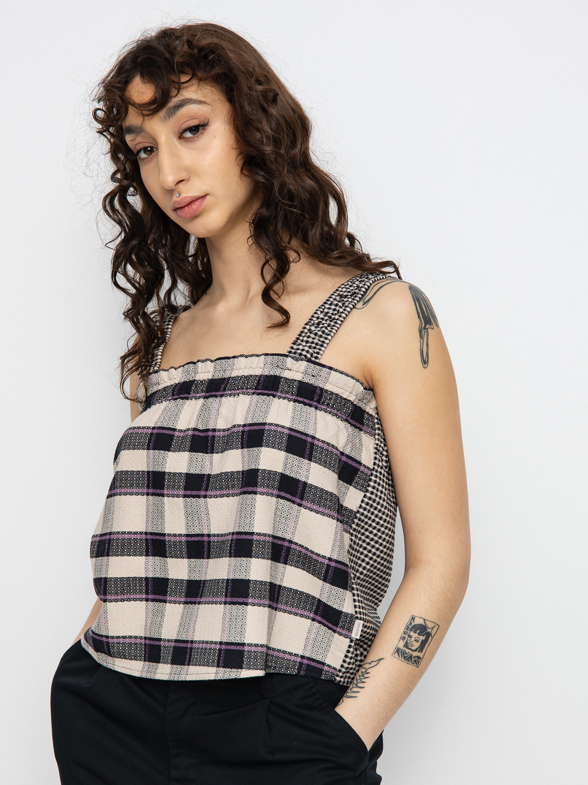 Tricou Brixton Chelsea Wmn (black)