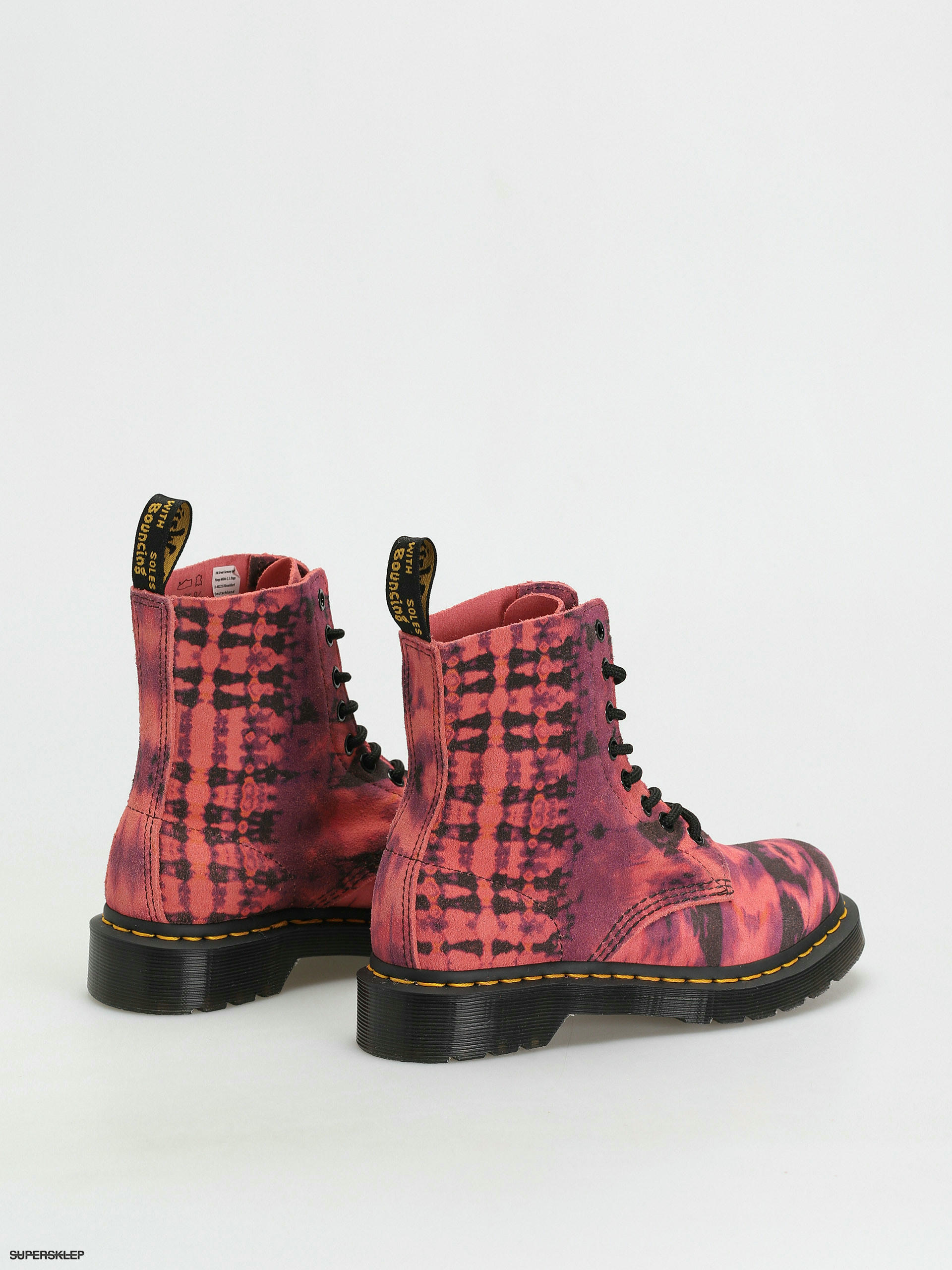 Pantofi Dr. Martens 1460 Pascal Wmn purple summer tie dye