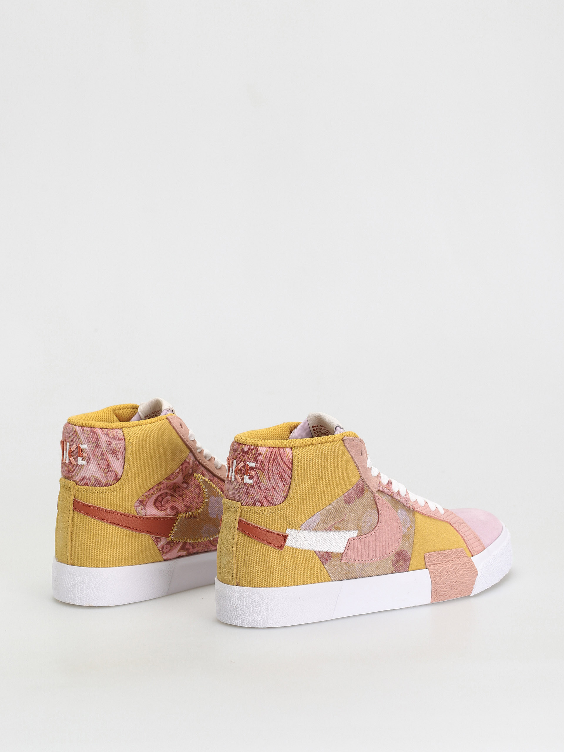 Pantofi Nike SB Zoom Blazer Mid Premium (sanded gold/white burnt sunrise)