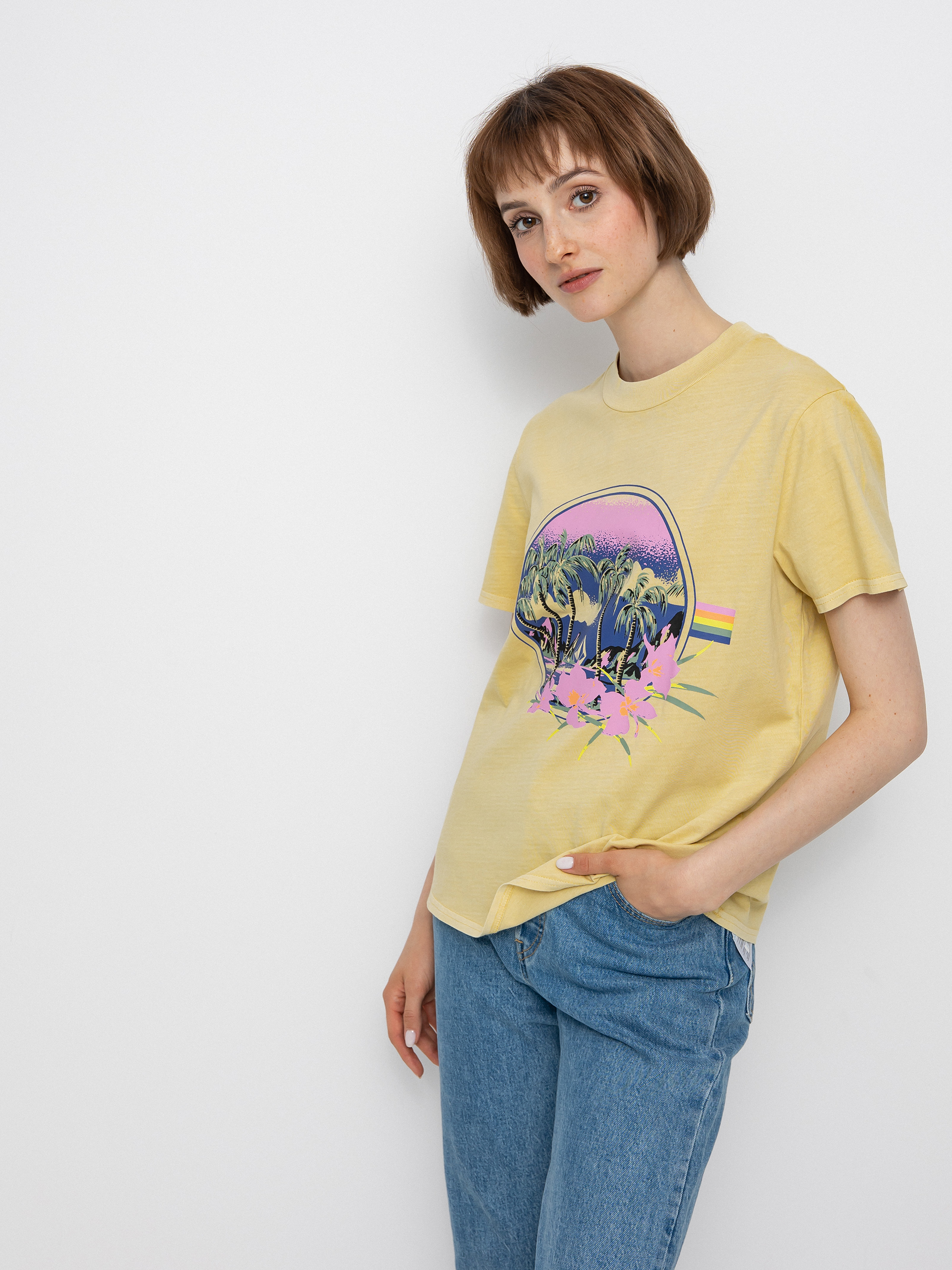 Tricou Volcom Lock It Up Wmn (wheat)