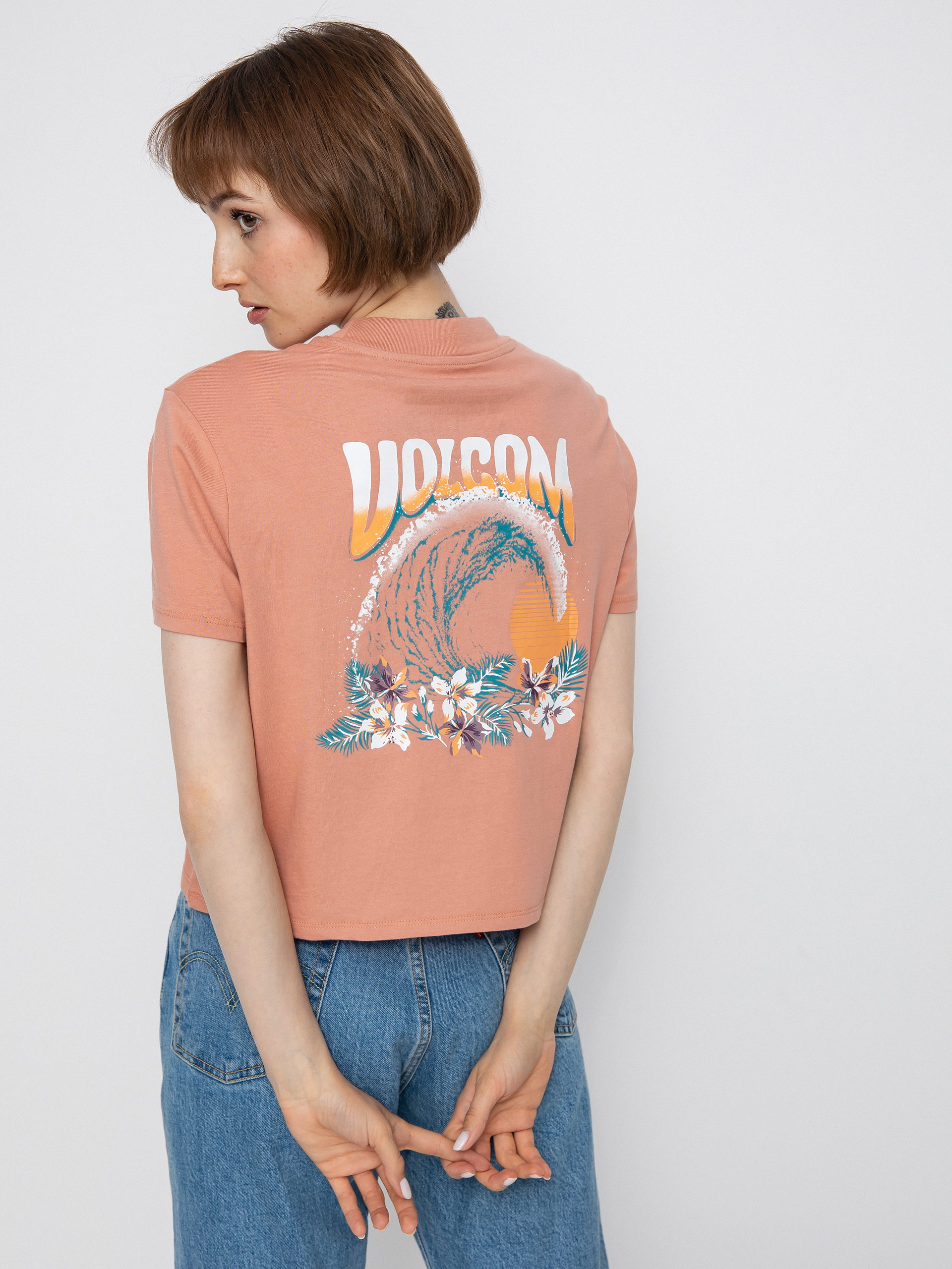 Tricou Volcom Pocket Dial Wmn (light mauve)