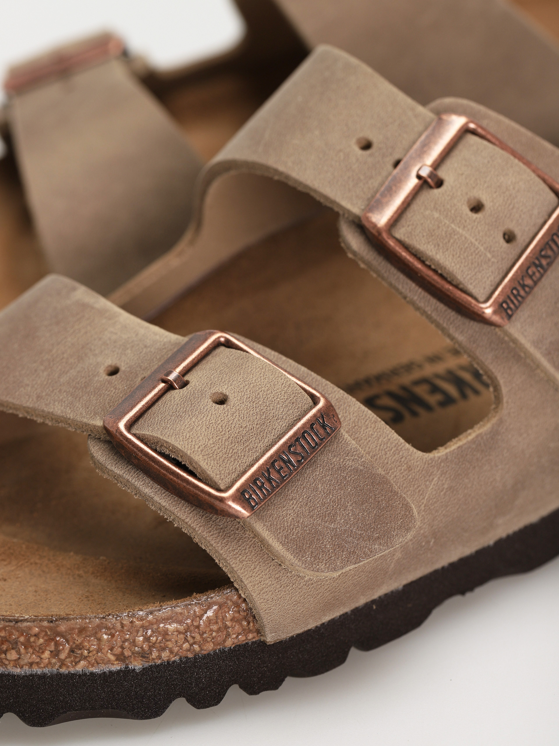 Șlapi Birkenstock Arizona Narrow Wmn (tabacco brown waxy leather)